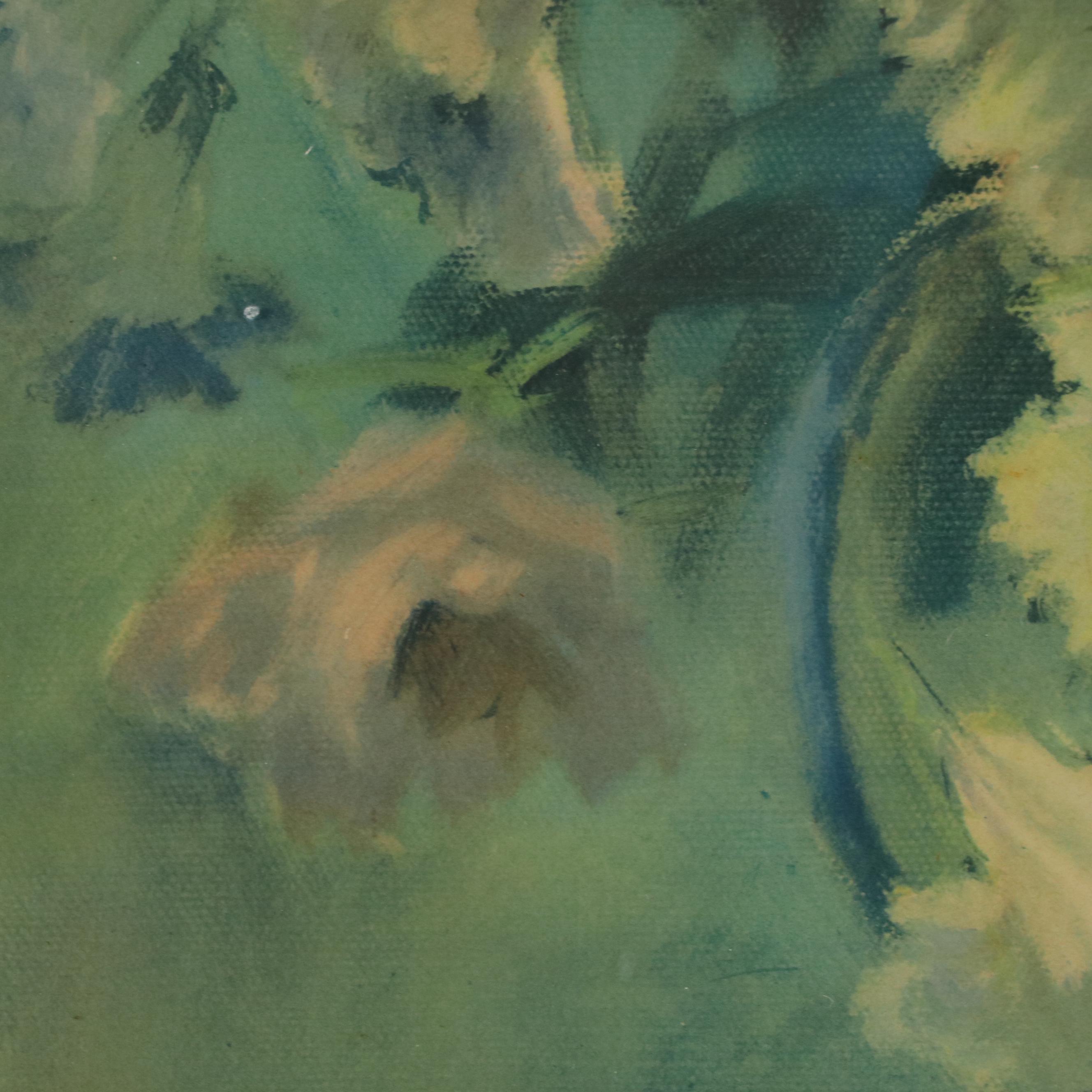 Halftone of Floral Still Life After Laura H. Jacobs