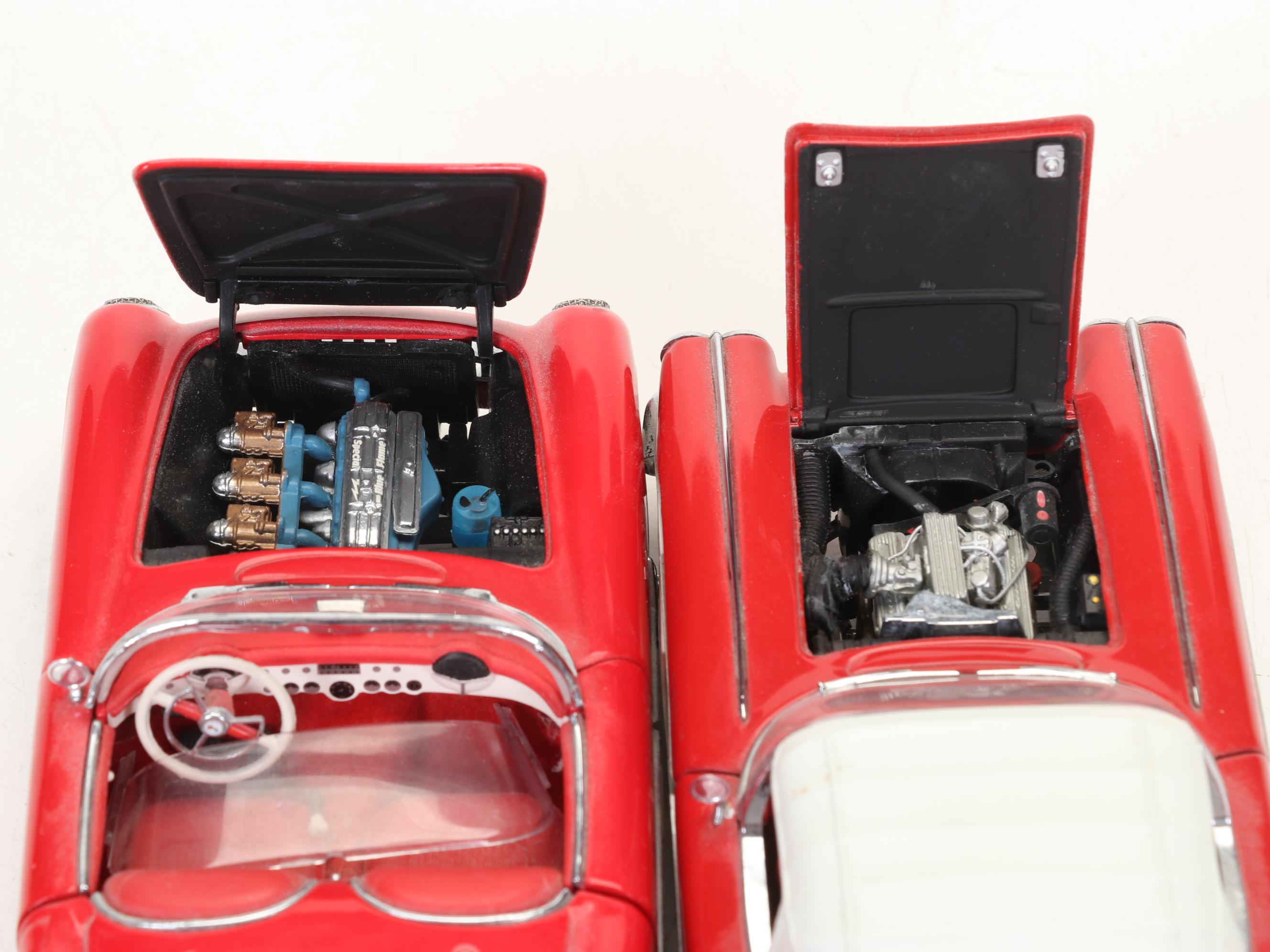 Franklin Mint Mid 20th Century Model Chevrolet Corvette Die Cast Cars