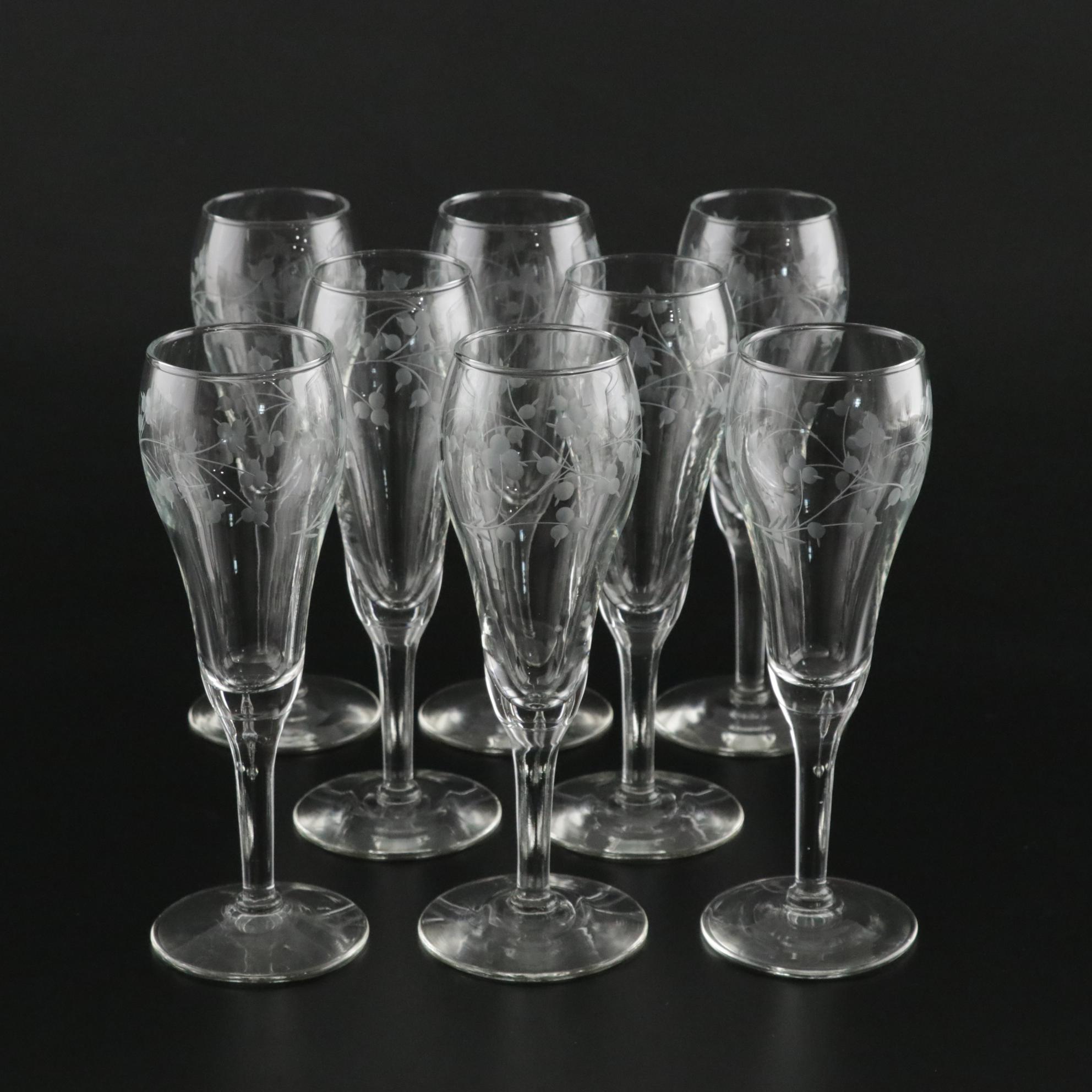 Princess House "Heritage" Stemware Collection for Eight With Ice Bucket