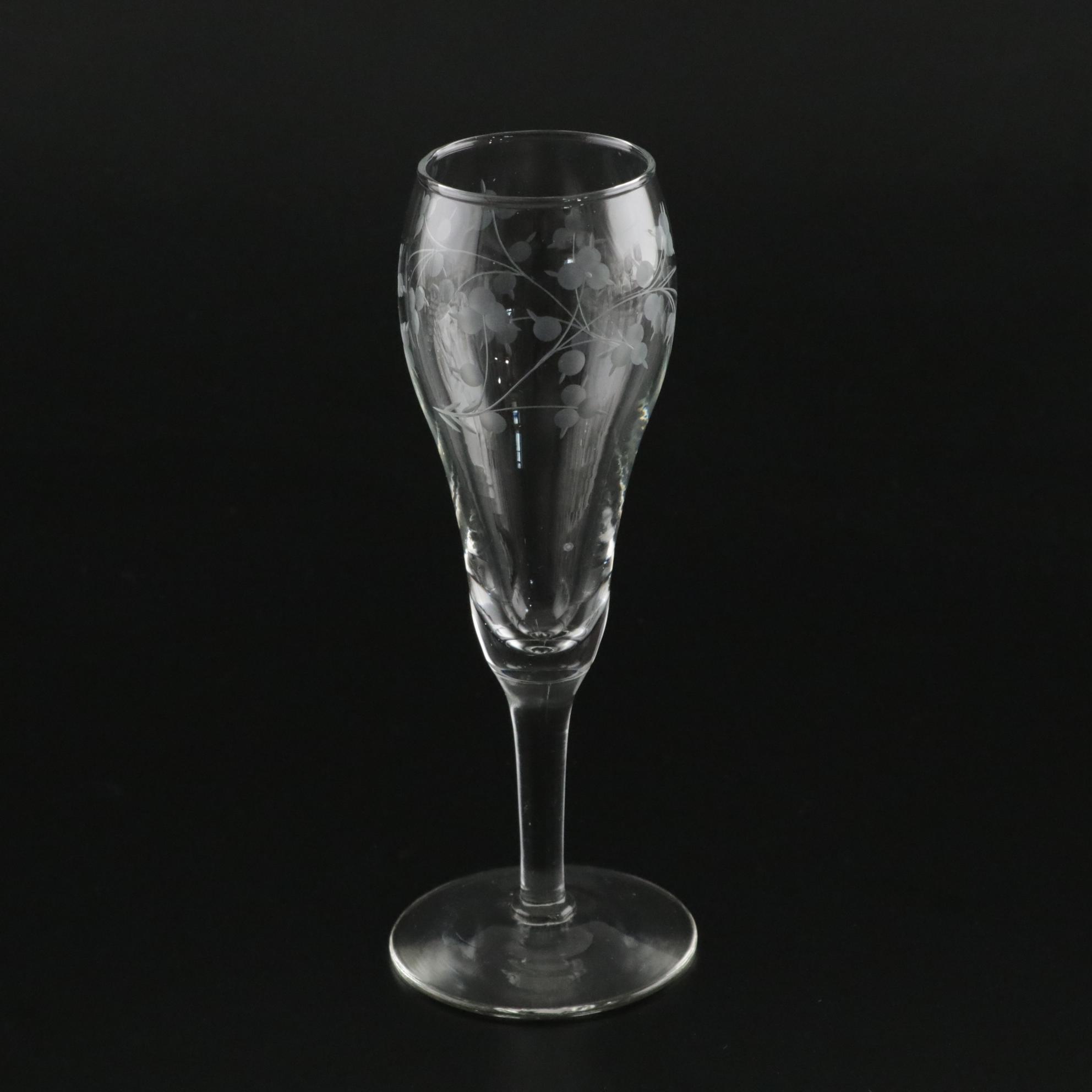 Princess House "Heritage" Stemware Collection for Eight With Ice Bucket