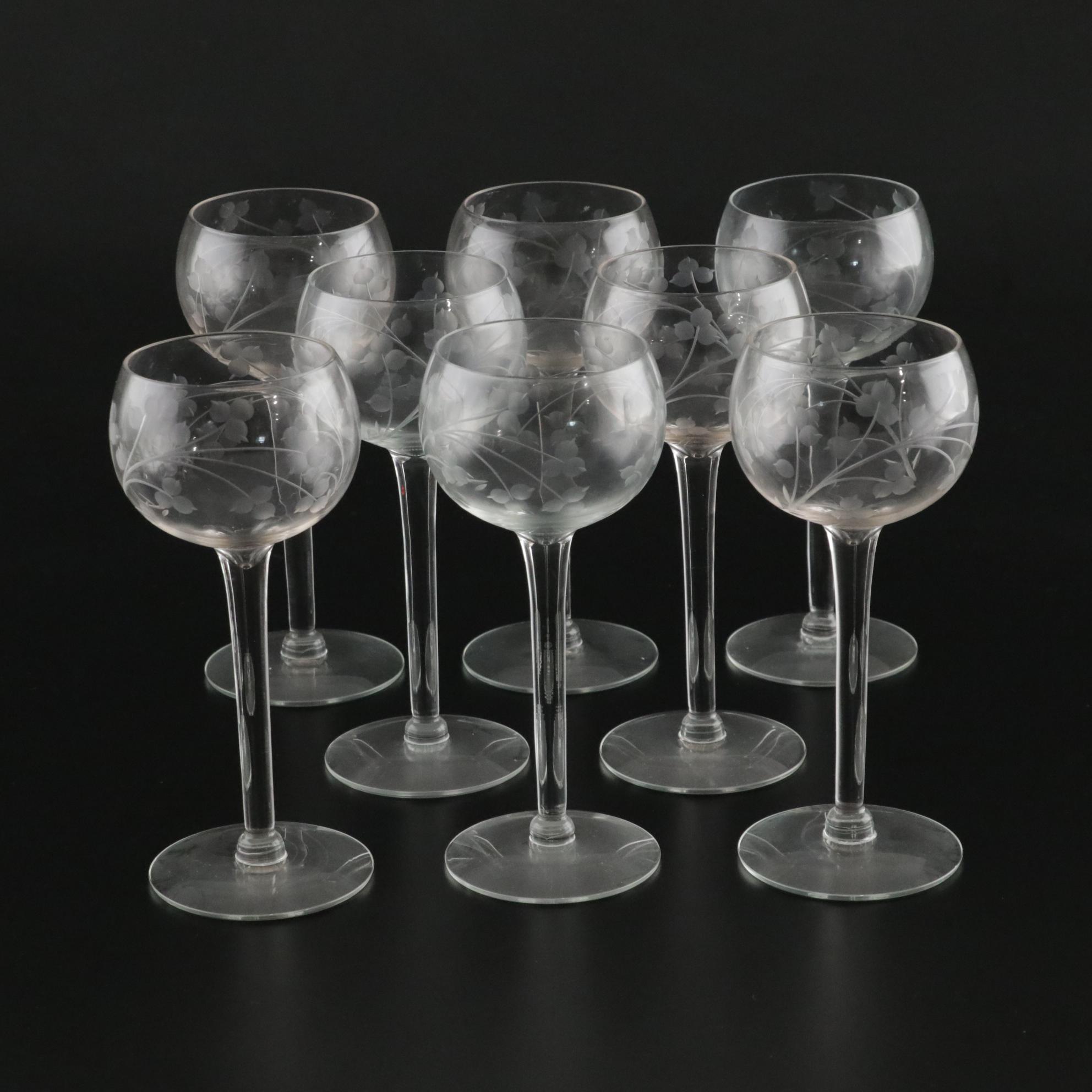 Princess House "Heritage" Stemware Collection for Eight With Ice Bucket