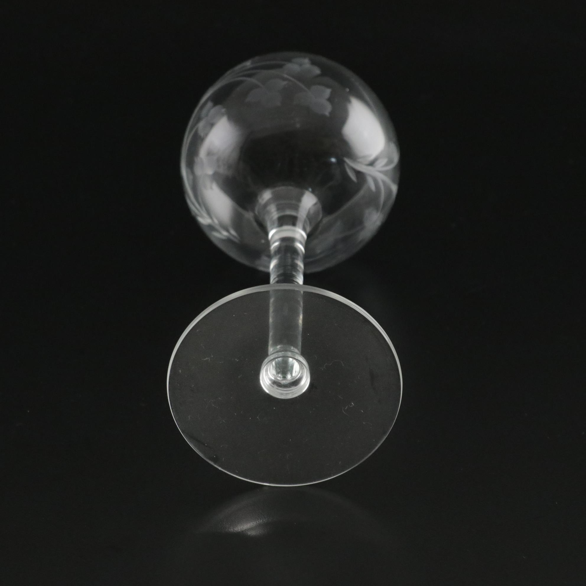 Princess House "Heritage" Stemware Collection for Eight With Ice Bucket