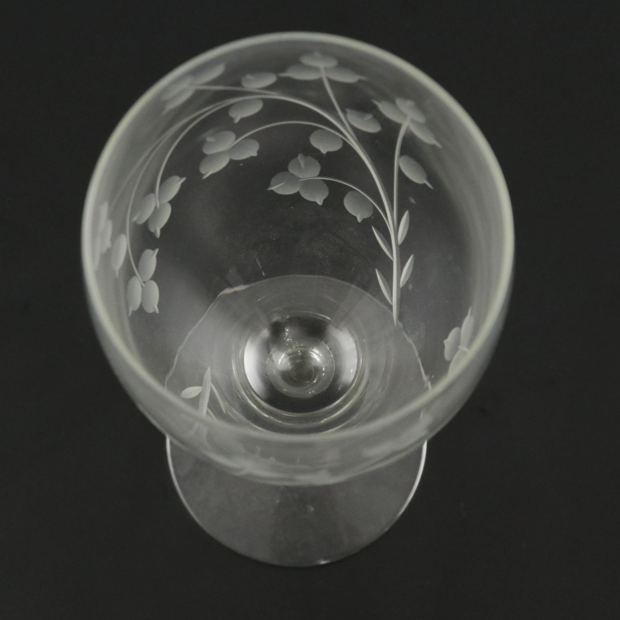 Princess House "Heritage" Stemware Collection for Eight With Ice Bucket