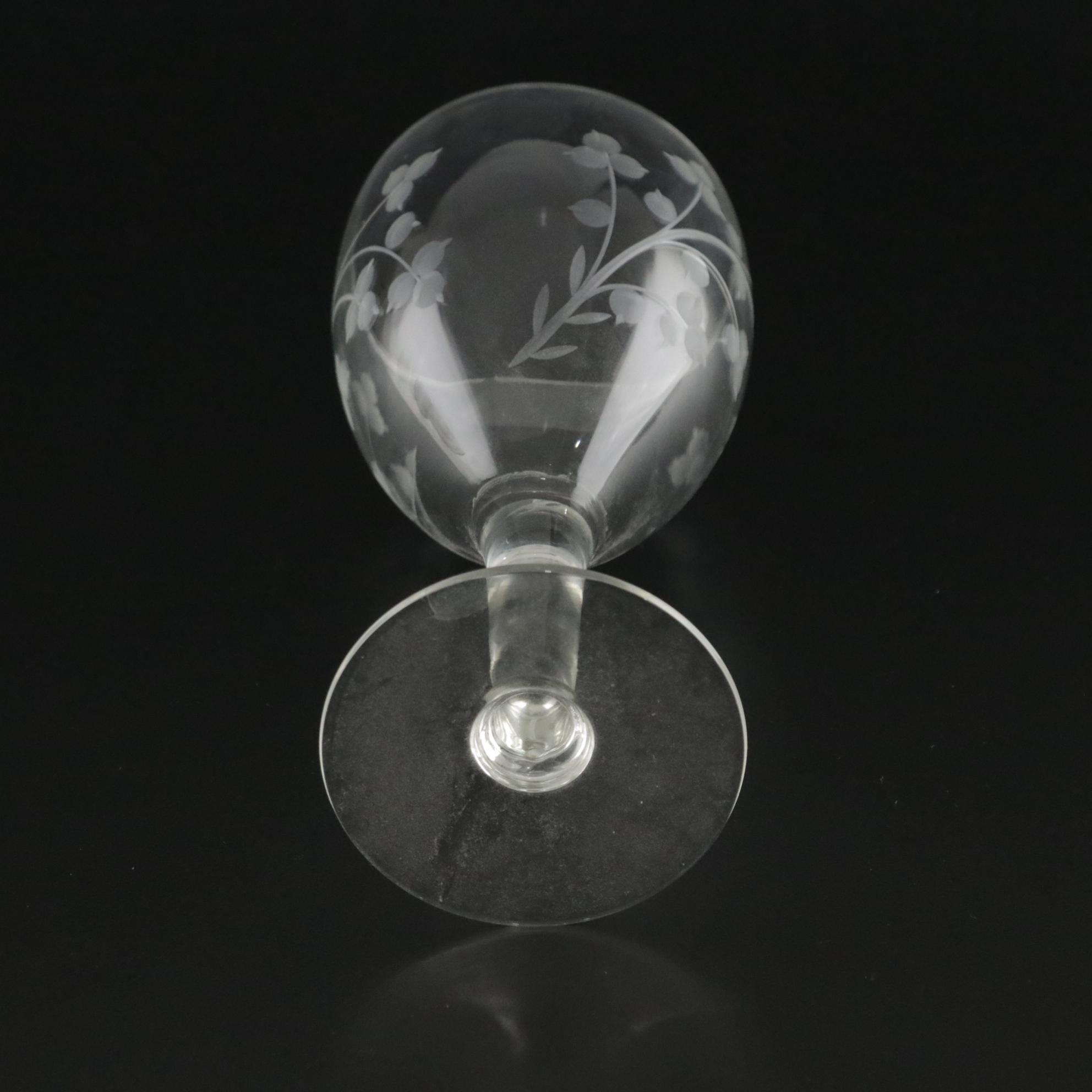 Princess House "Heritage" Stemware Collection for Eight With Ice Bucket