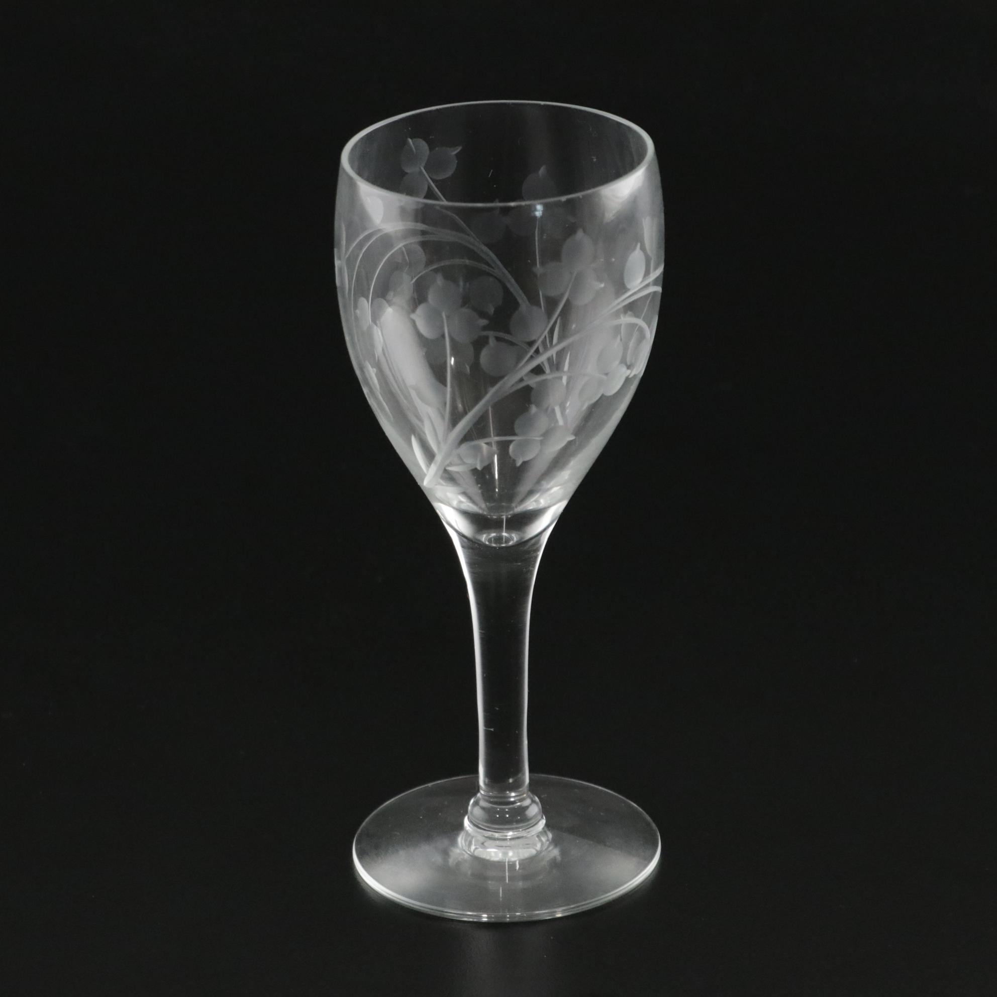 Princess House "Heritage" Stemware Collection for Eight With Ice Bucket