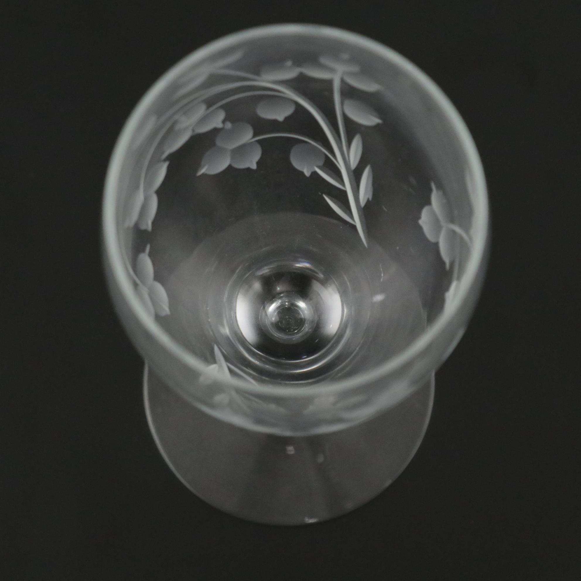 Princess House "Heritage" Stemware Collection for Eight With Ice Bucket