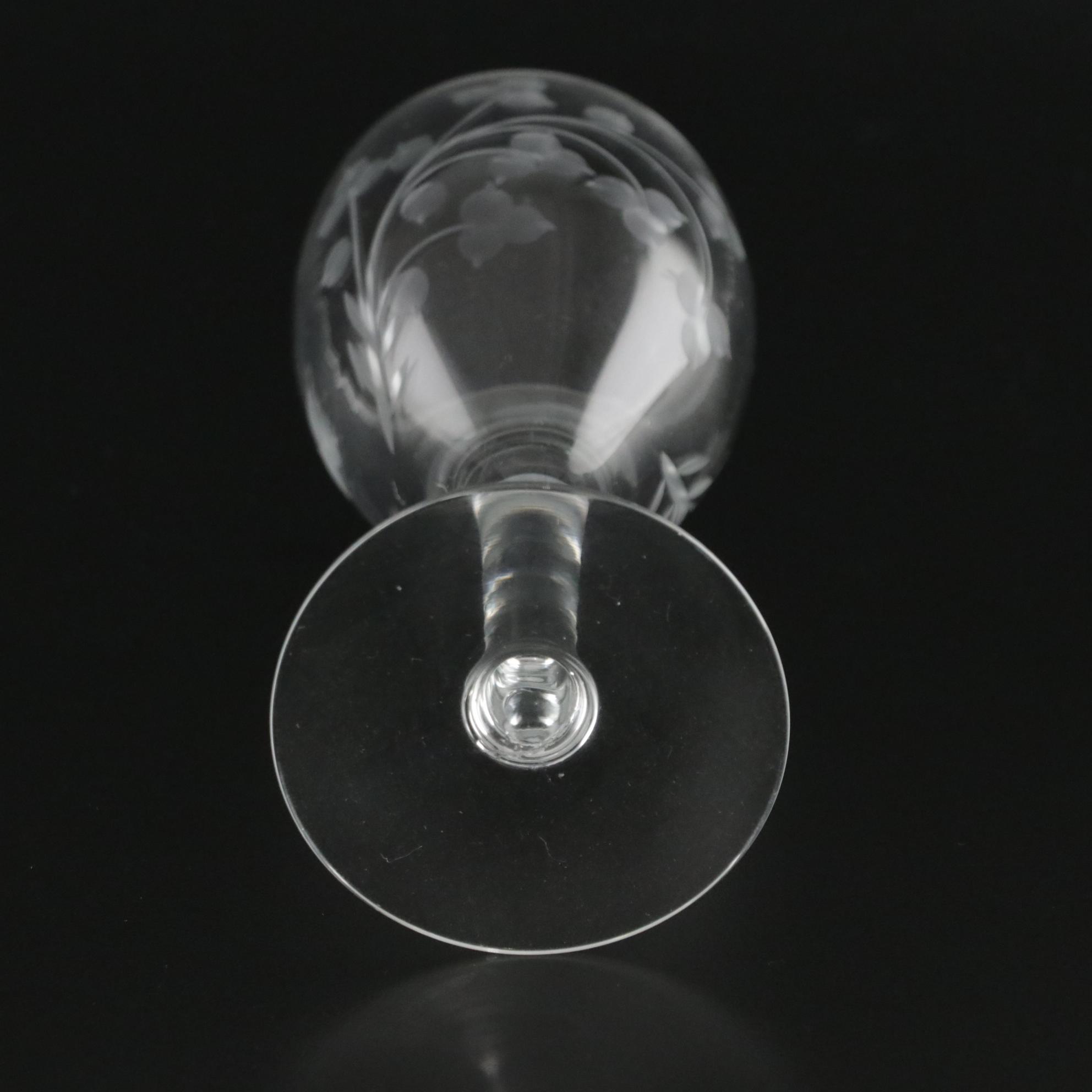 Princess House "Heritage" Stemware Collection for Eight With Ice Bucket