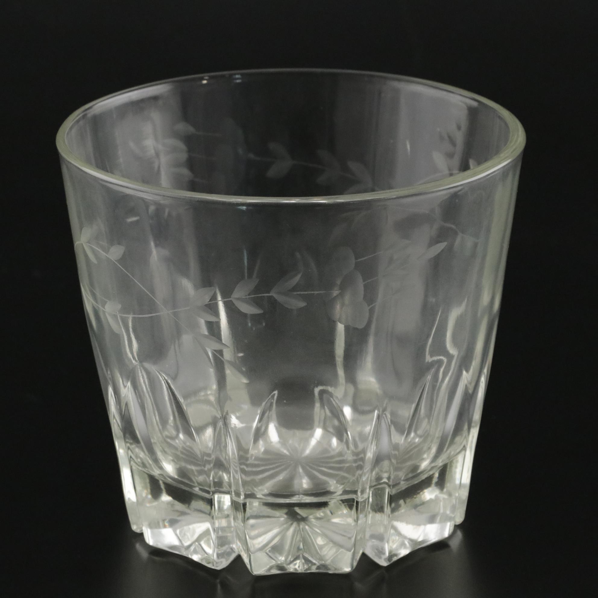 Princess House "Heritage" Stemware Collection for Eight With Ice Bucket