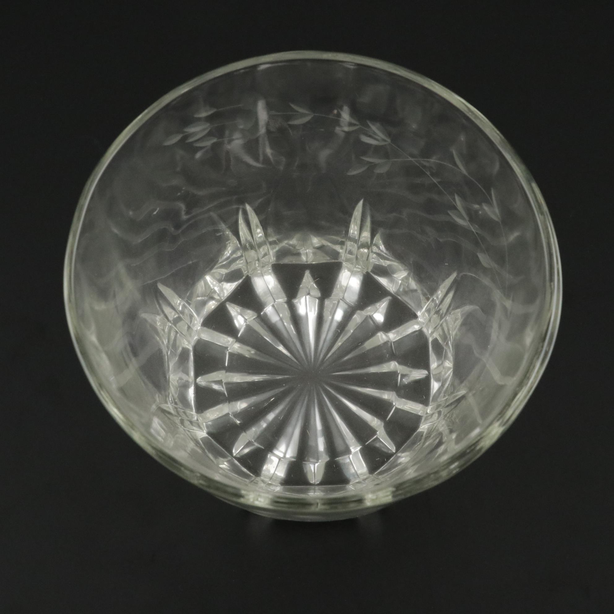 Princess House "Heritage" Stemware Collection for Eight With Ice Bucket