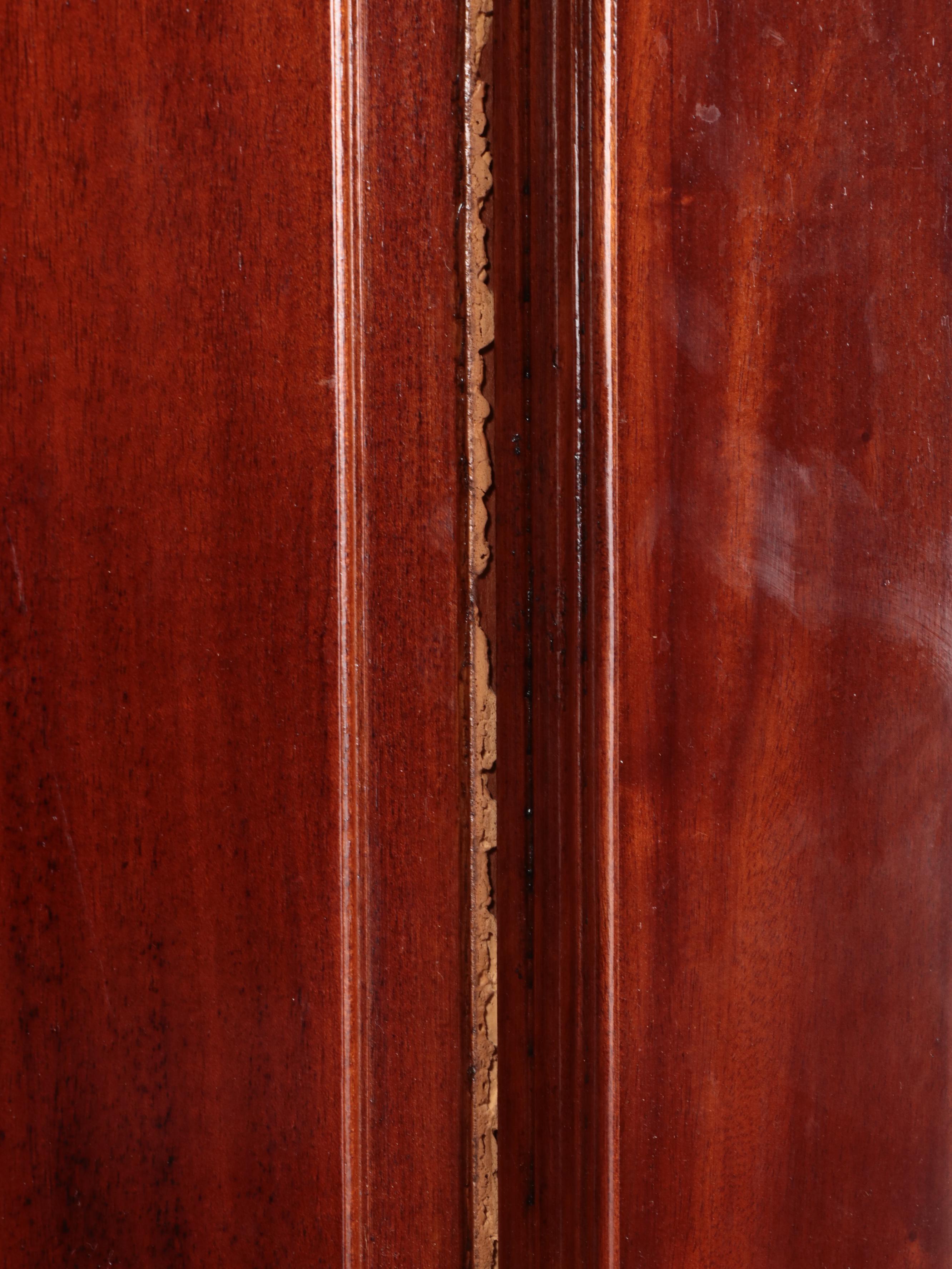 French Provincial Style Carved Hardwood Armoire