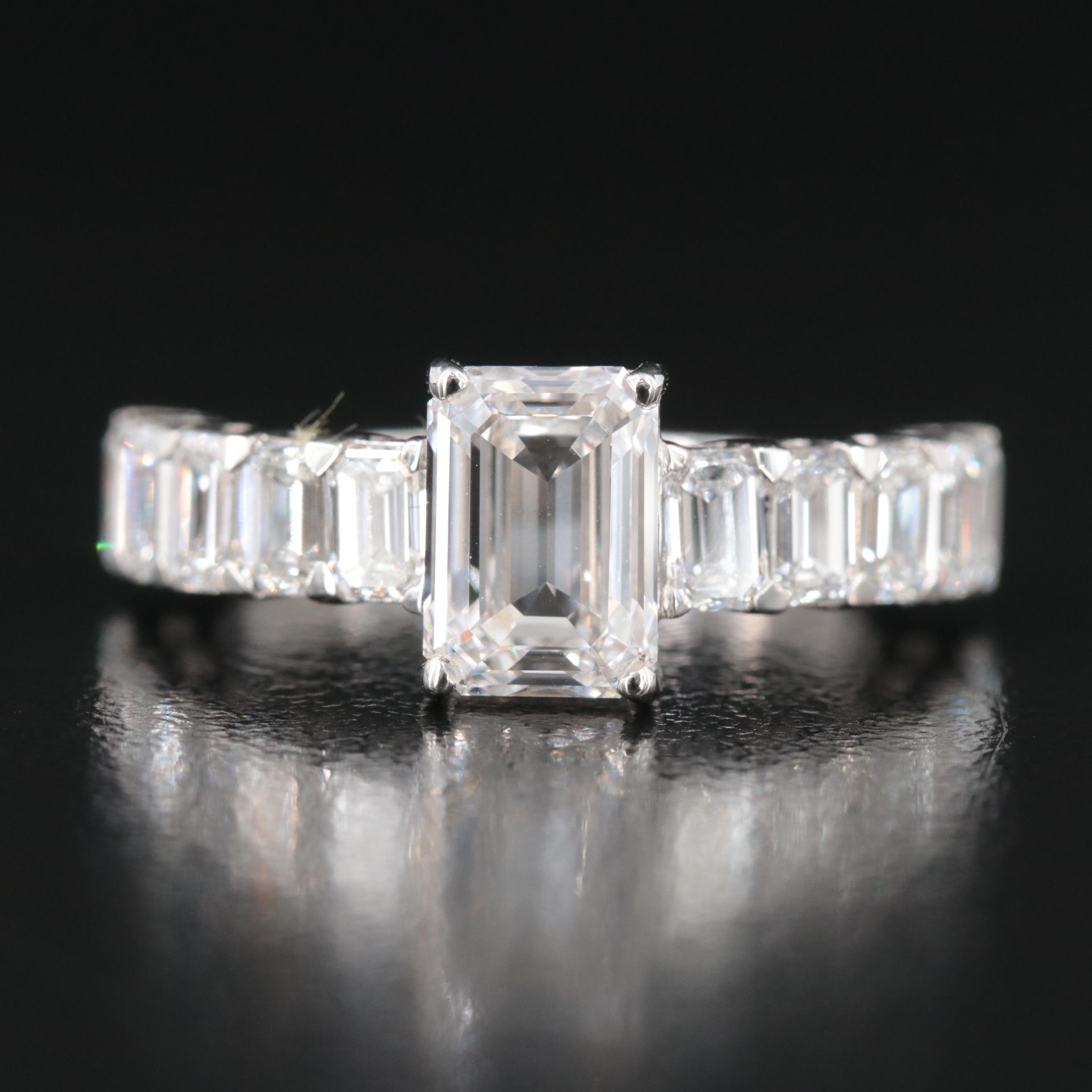 14K 4.16 CTW Lab Grown Diamond Ring