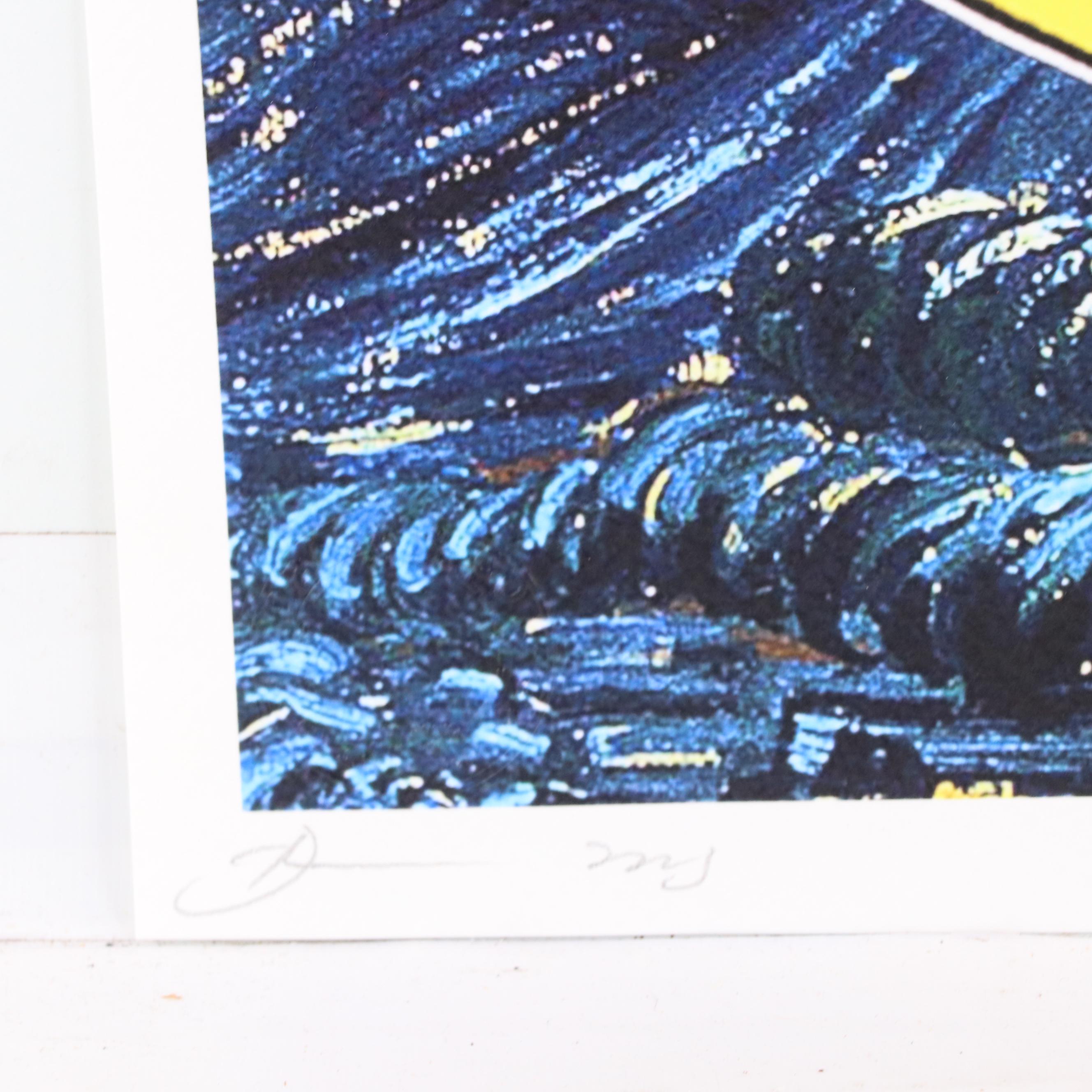 Death NYC Pop Art Graphic Print of Charlie Brown x Van Gogh, 2023