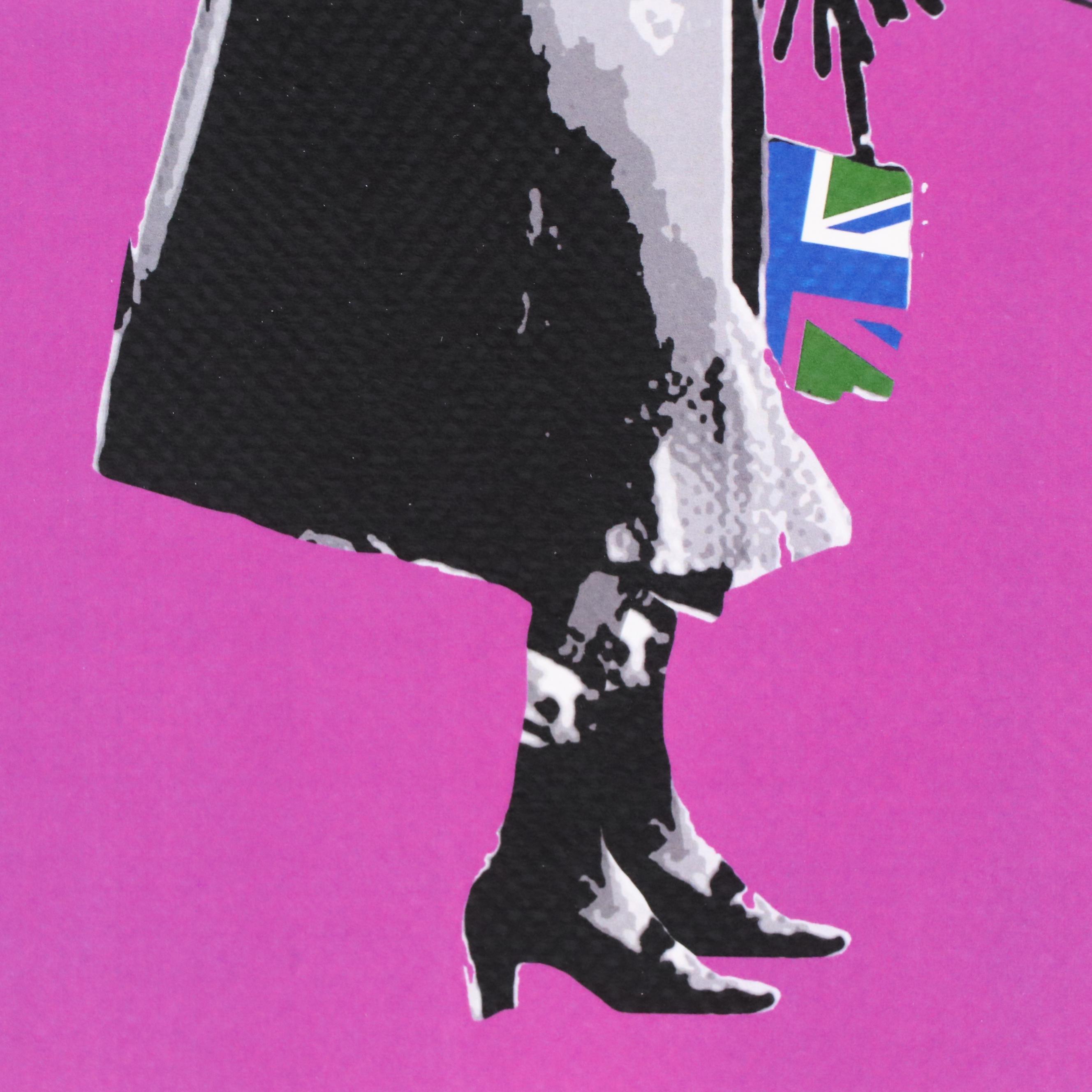 Death NYC Pop Art Digital Print Featuring Queen Elizabeth x Jeff Koons