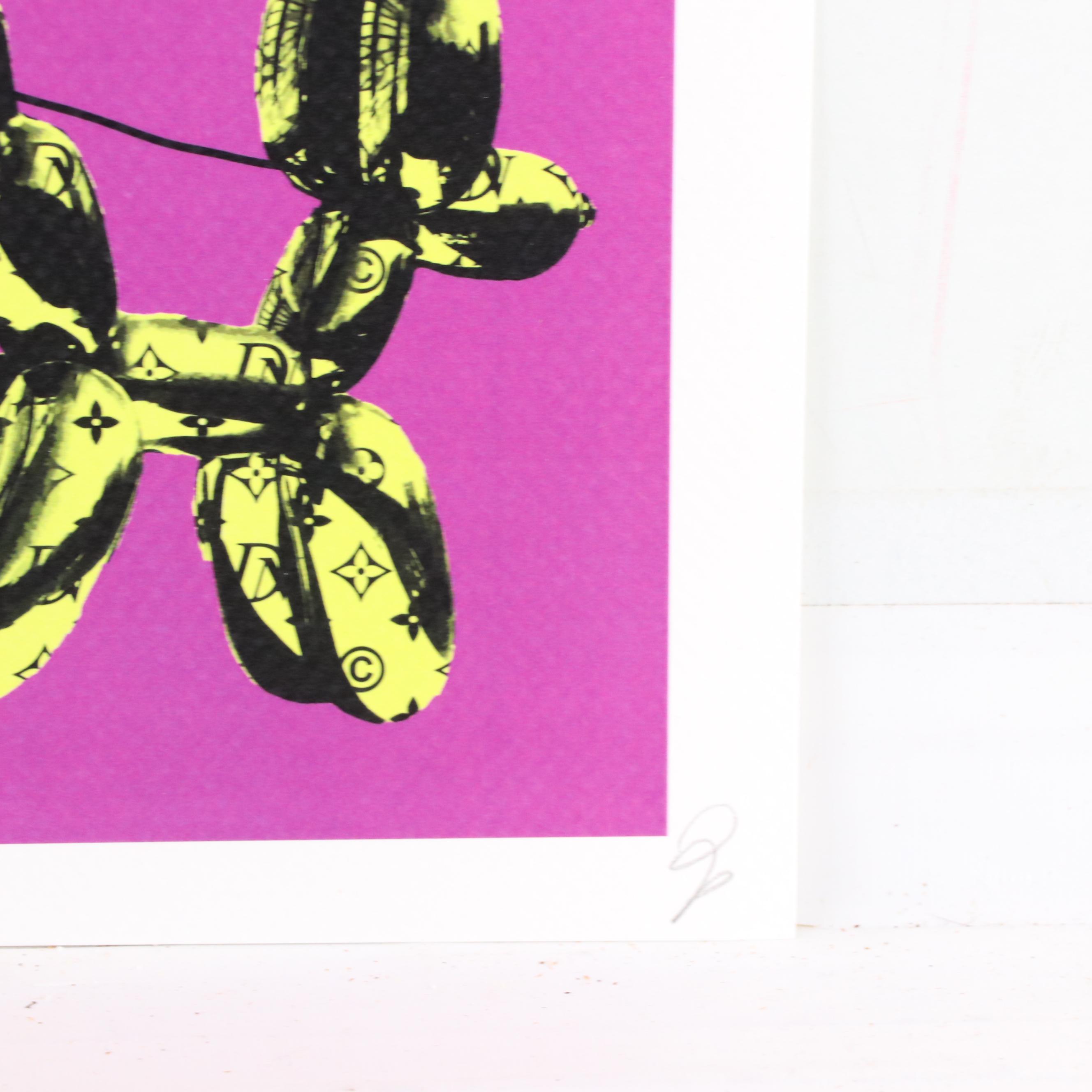 Death NYC Pop Art Digital Print Featuring Queen Elizabeth x Jeff Koons