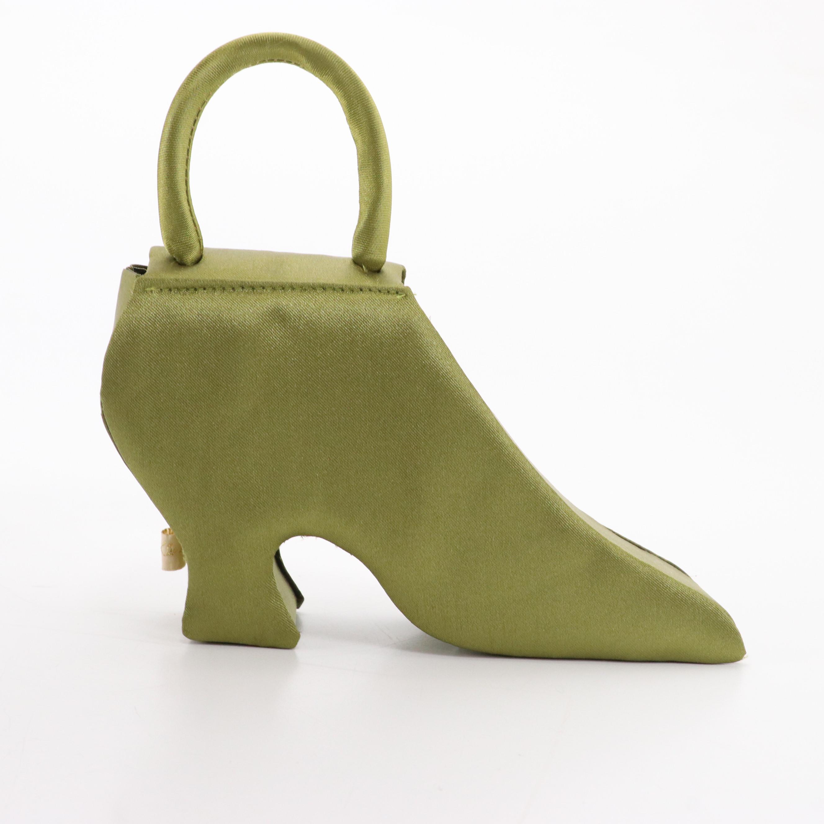 Whiting & Davis Metal Mesh Bag, Braciano Red Patent Leather Stiletto Bag, & More