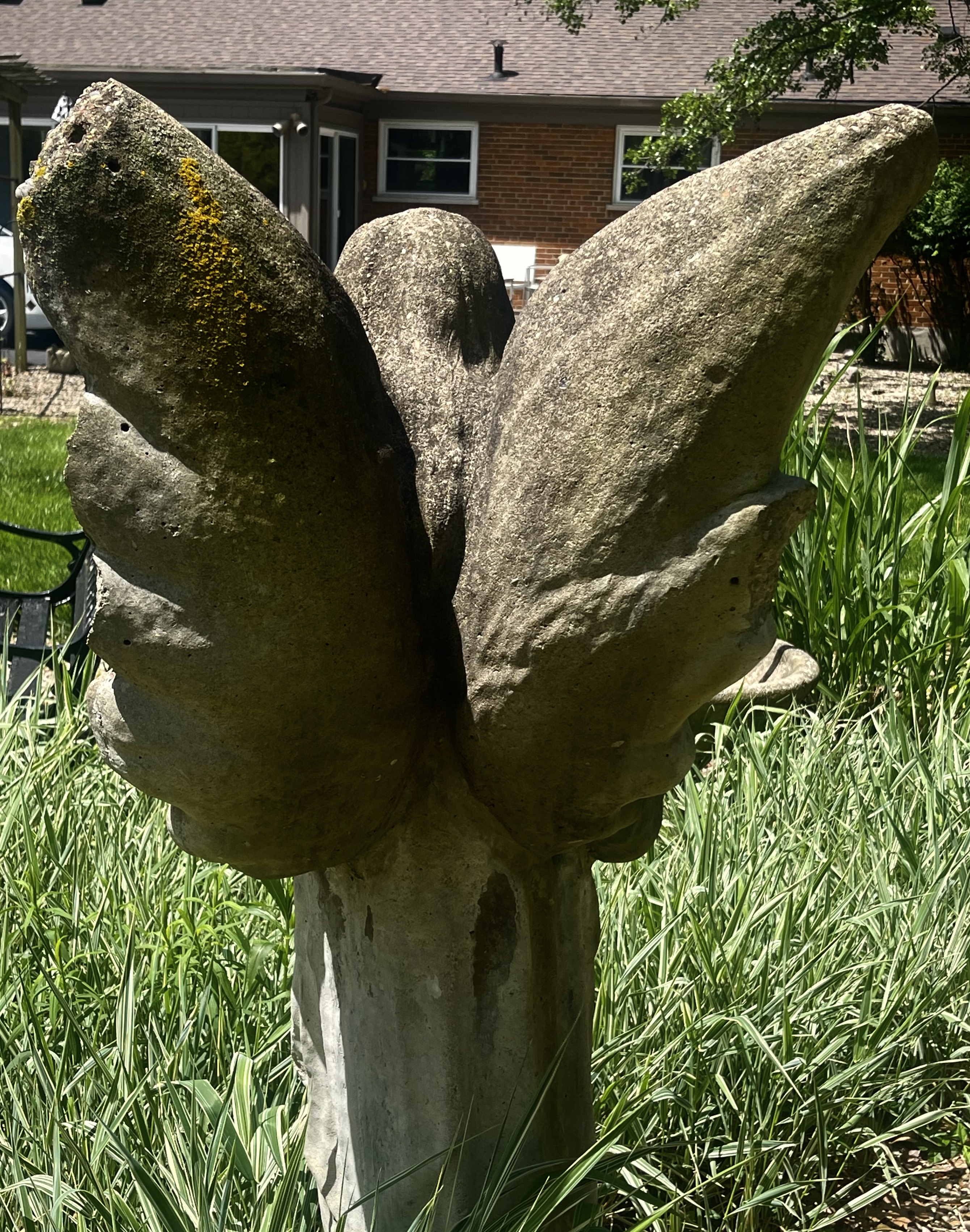 Concrete Angel Garden Statuary