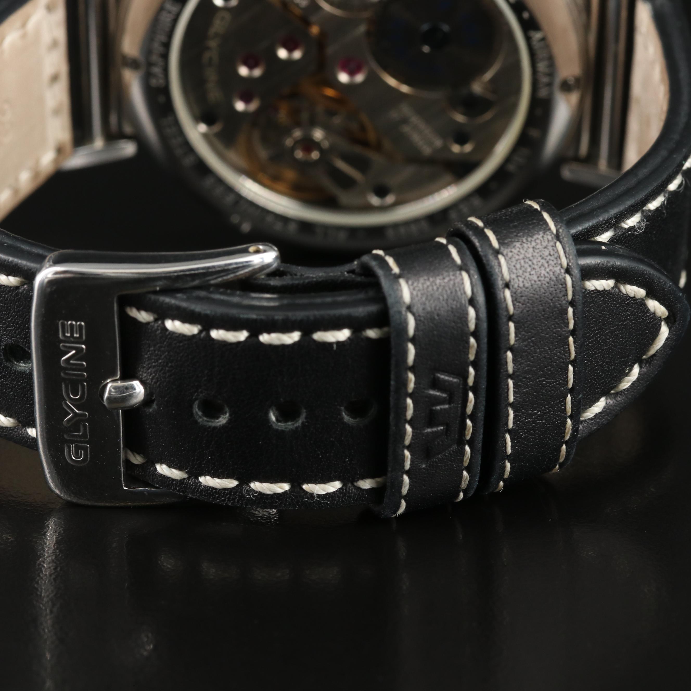 Glycine Airman F104 Steel 49MM Manual Wind Watch