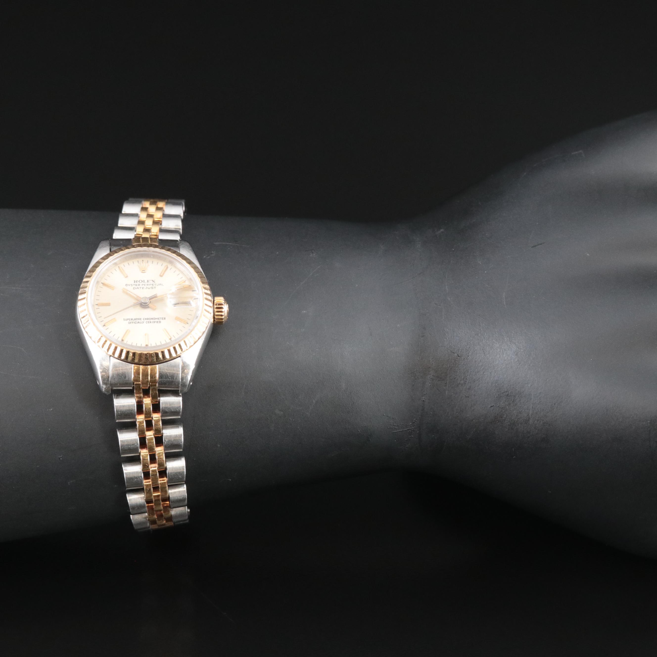 Rolex Datejust 18K Gold and Steel 26MM Jubilee Automatic Watch