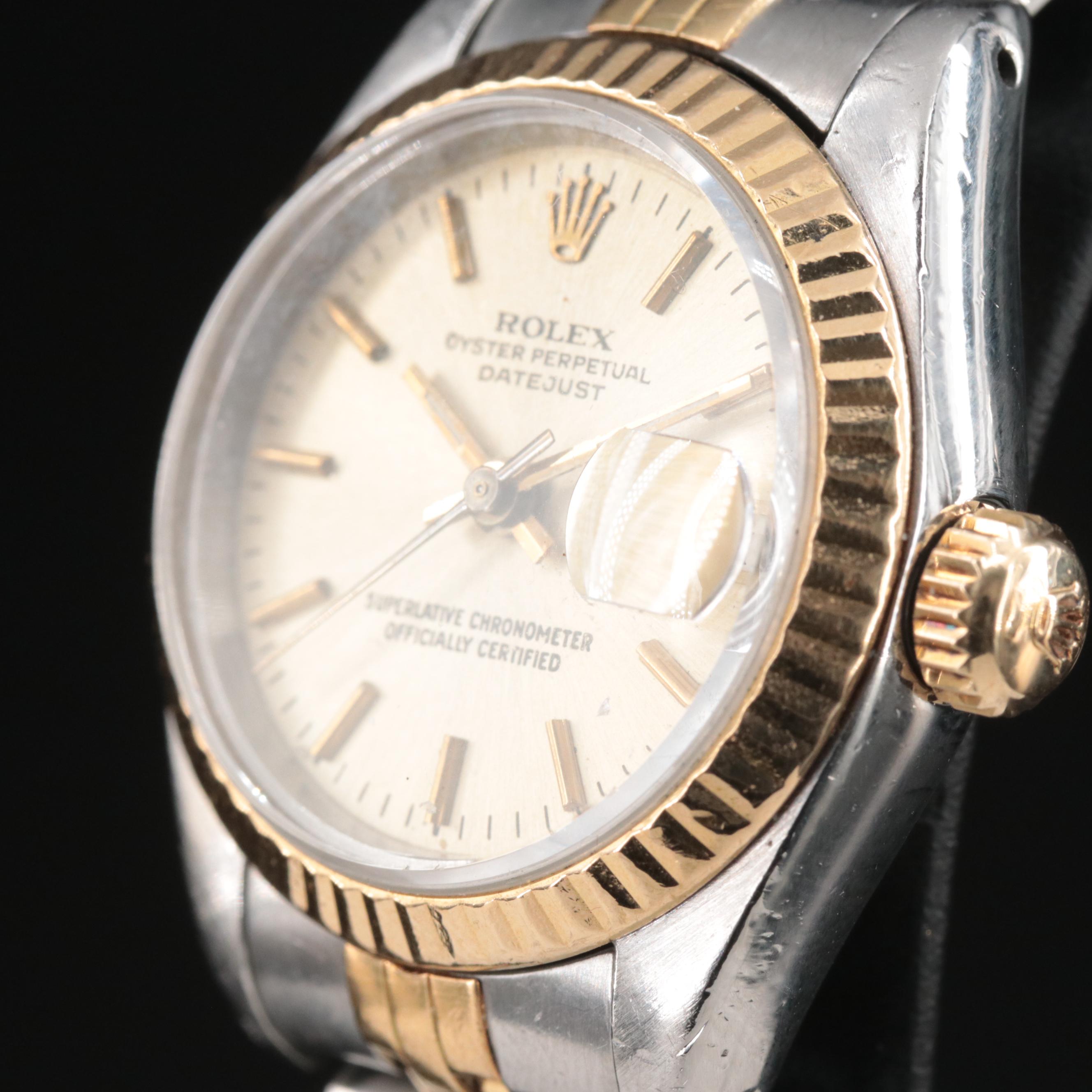 Rolex Datejust 18K Gold and Steel 26MM Jubilee Automatic Watch