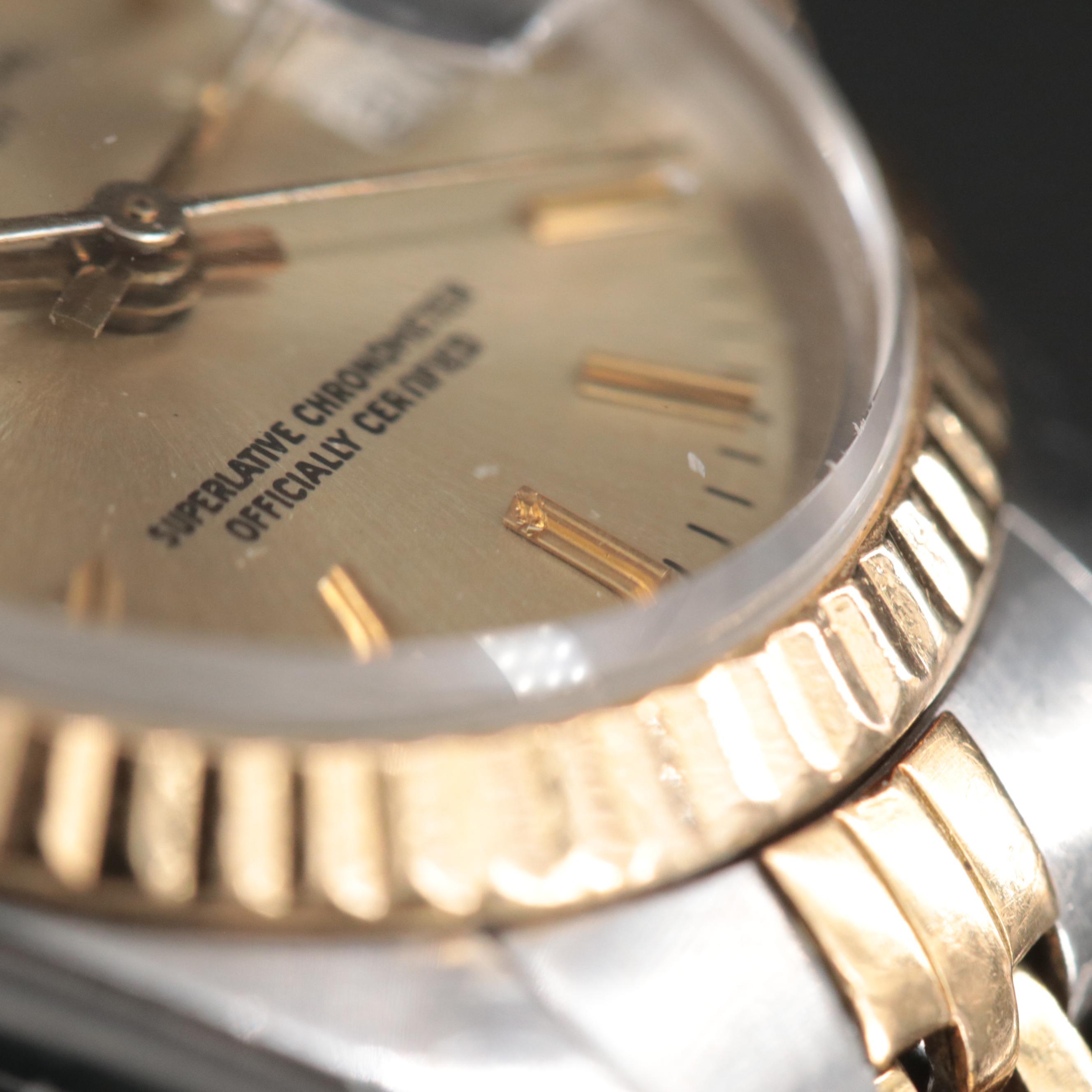 Rolex Datejust 18K Gold and Steel 26MM Jubilee Automatic Watch