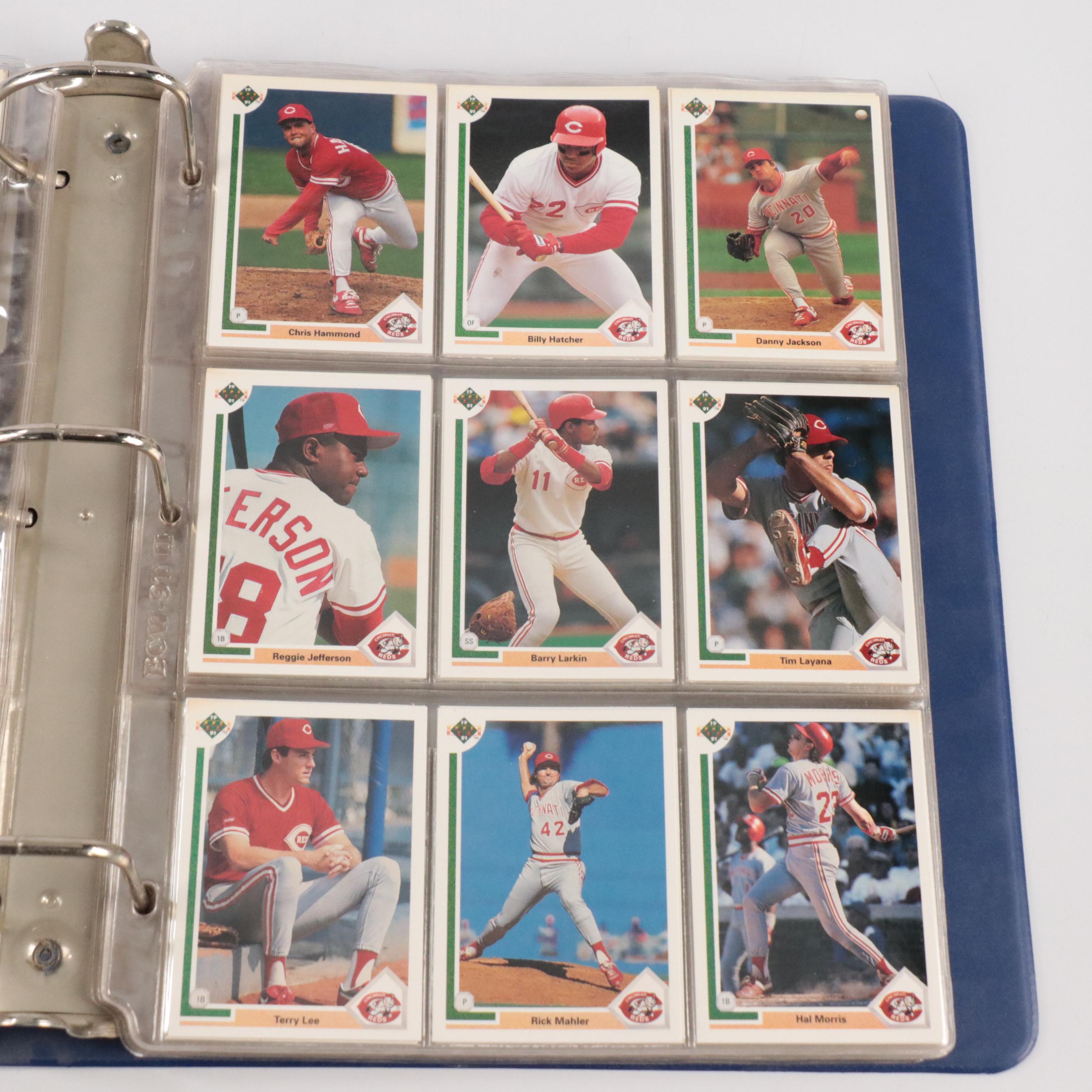 1991 Upper Deck Baseball Cards with Binder