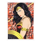 Death NYC Graphic Digital Print Featuring Hermès x Wonder Woman, 2023