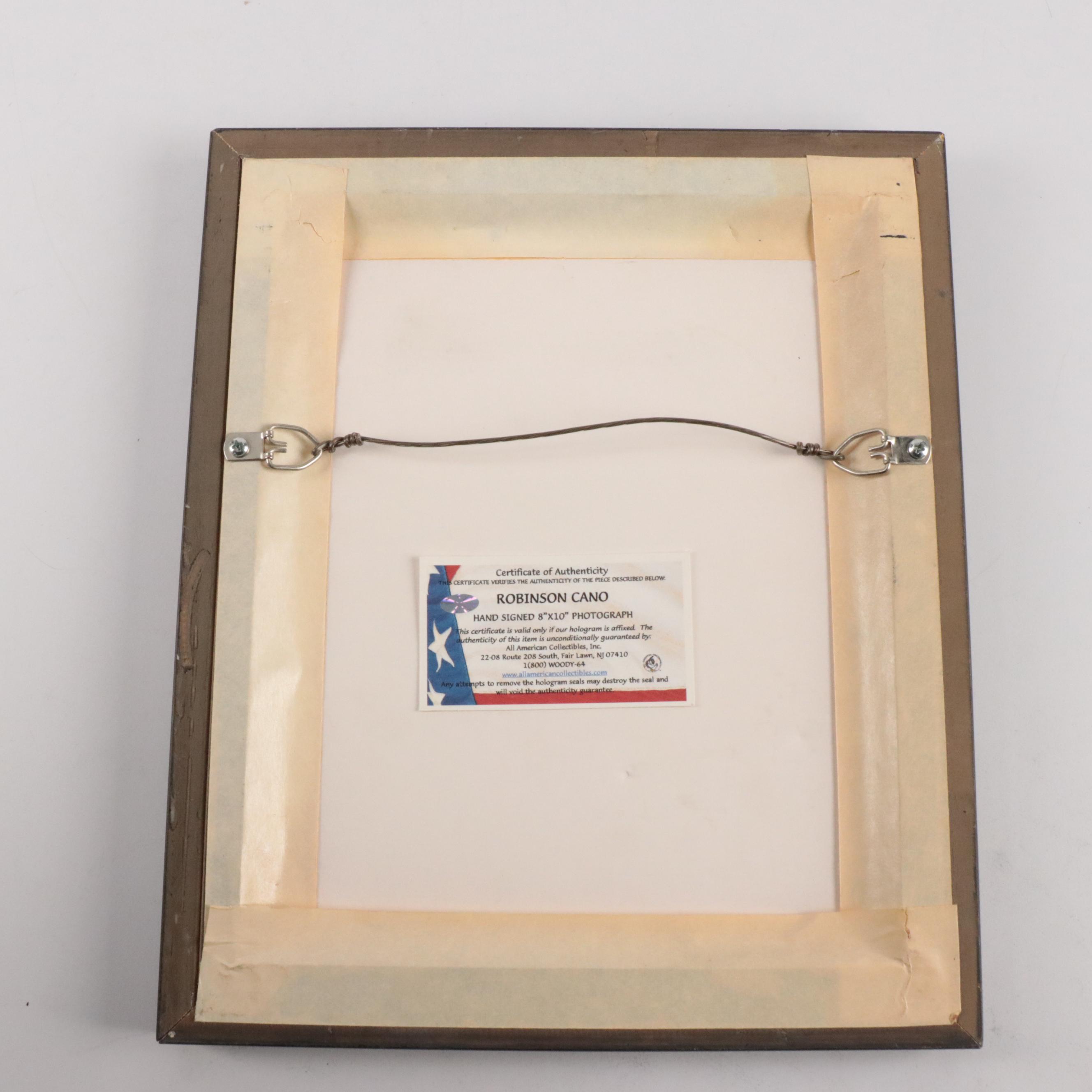 Ozzie Guillen Signed Shirt with Eddie Mathews Signed Print and More