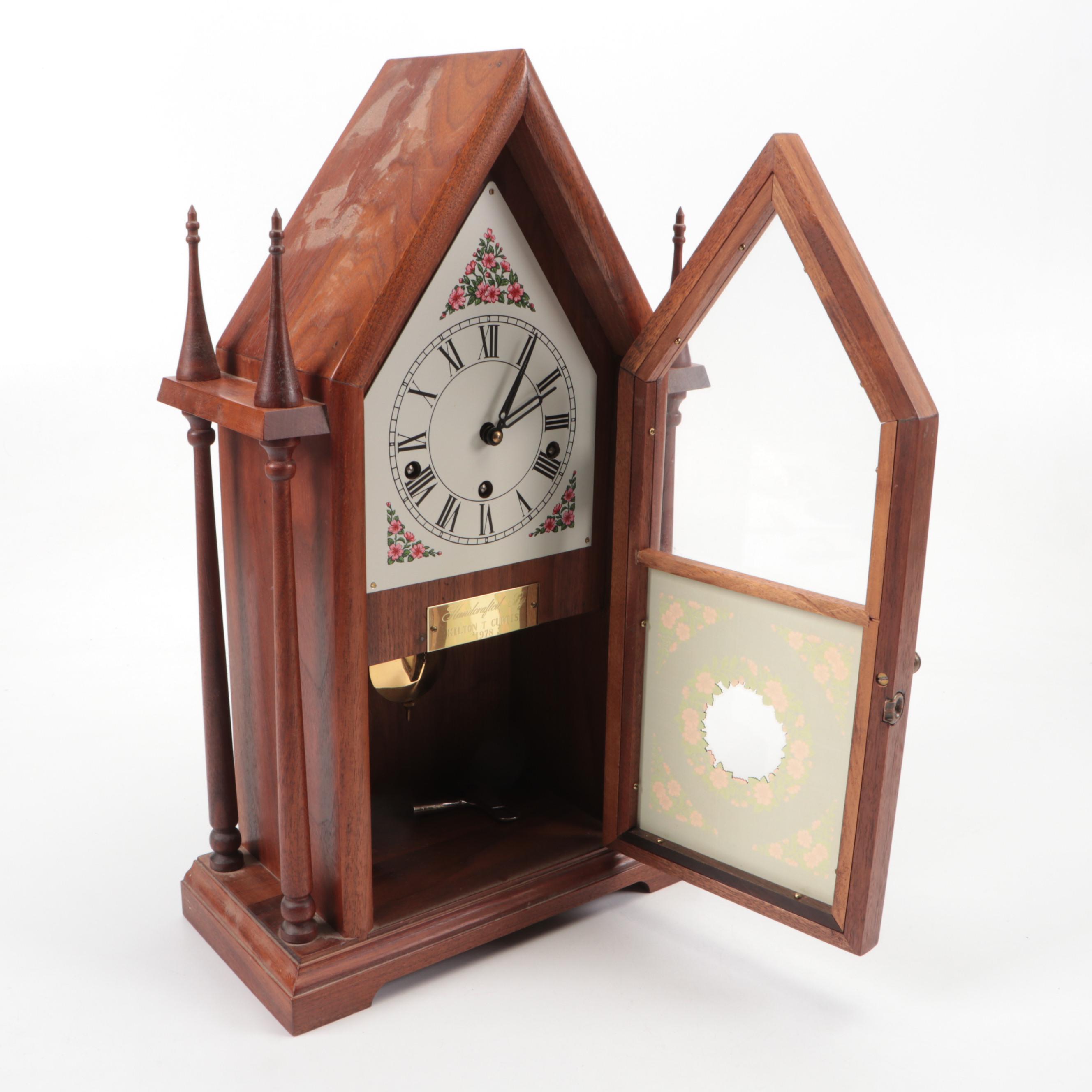 Centurion with Other Victorian Style Steeple Mantel Clocks, Mid to Late 20th C.