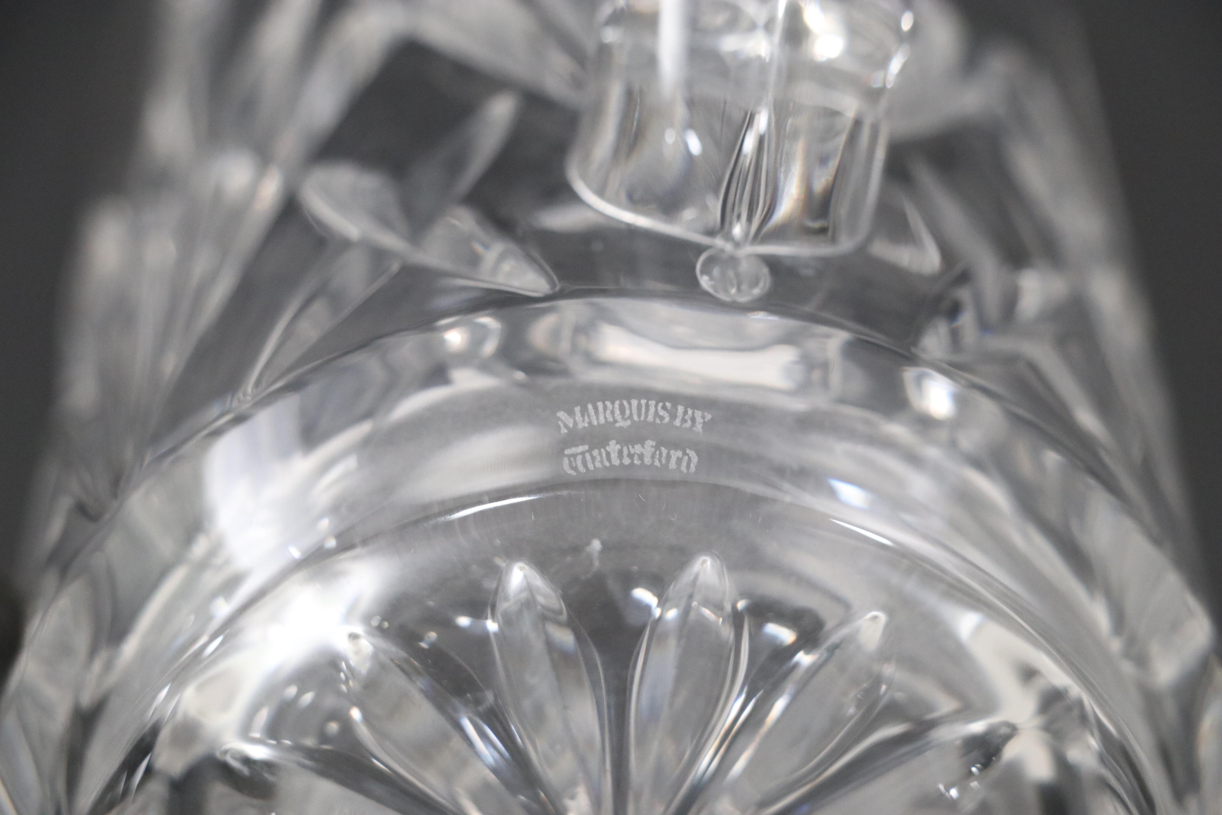 Waterford "Lismore" Crystal Old Fashioned, Roly Poly Glasses with Beer Glasses