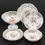 Franziska Hirsch with Schumann and Other Dresden Style Porcelain Tableware