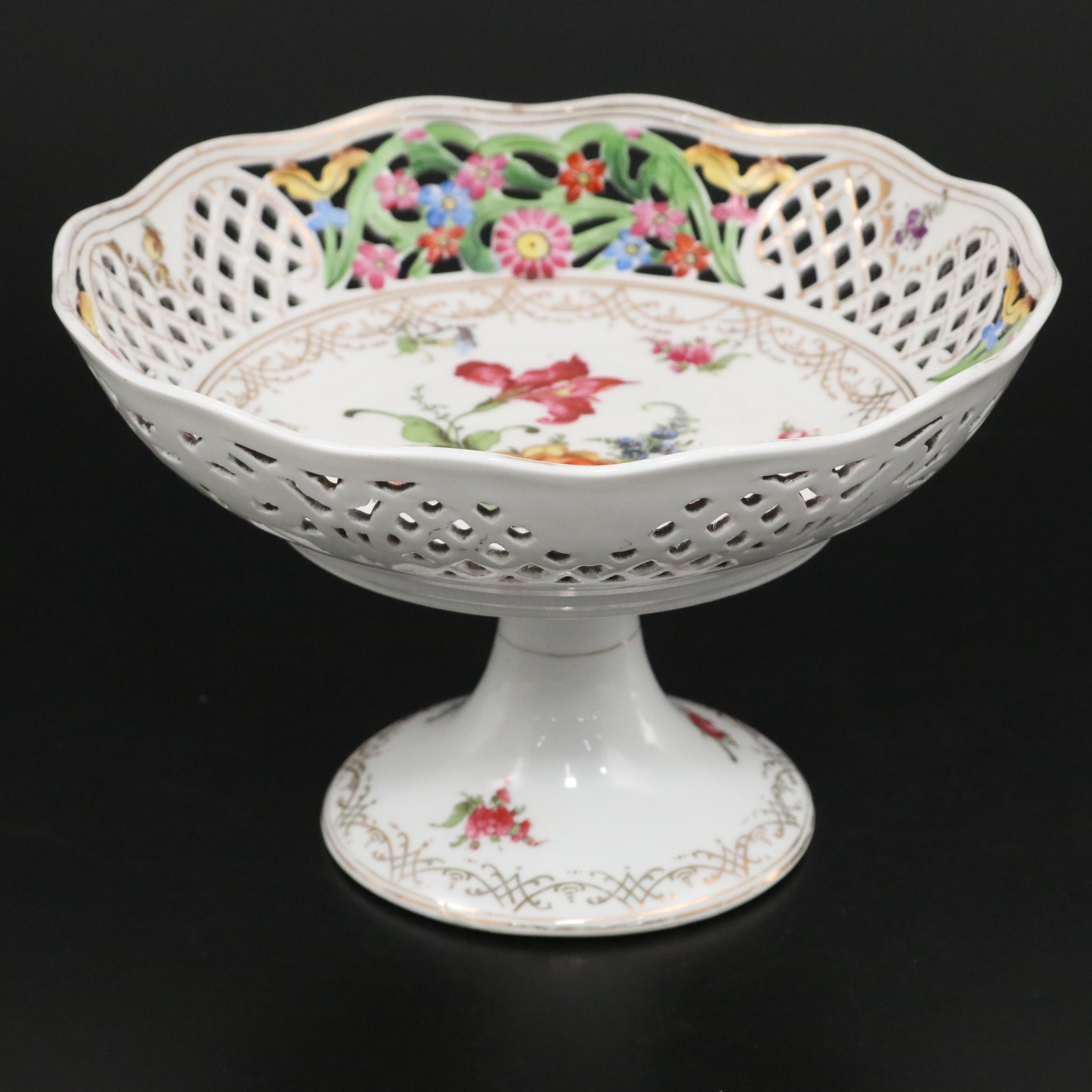 Franziska Hirsch with Schumann and Other Dresden Style Porcelain Tableware