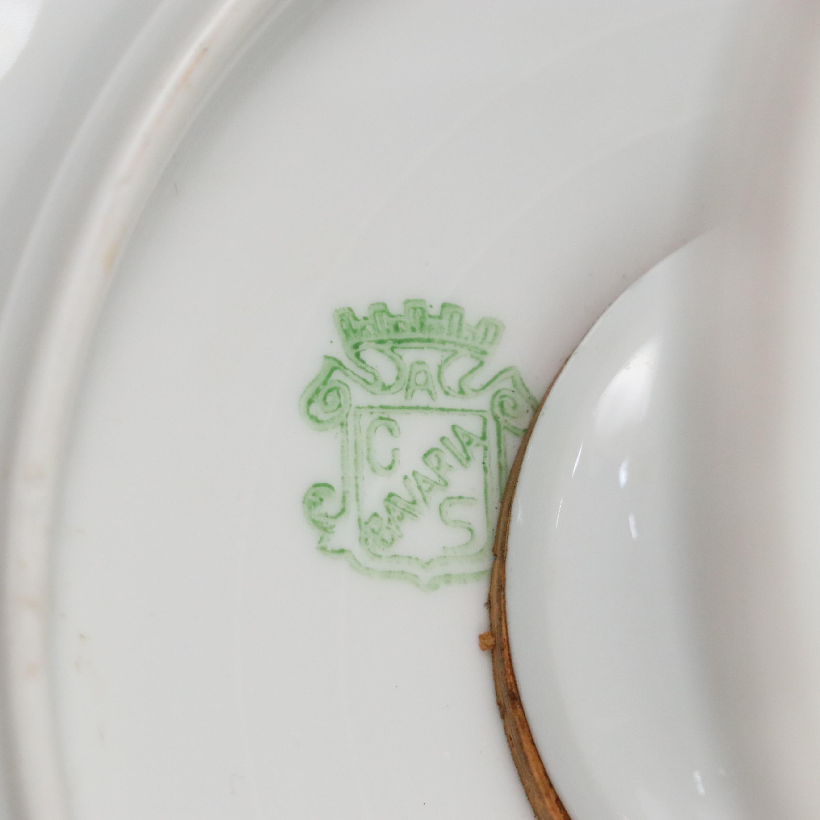 Franziska Hirsch with Schumann and Other Dresden Style Porcelain Tableware