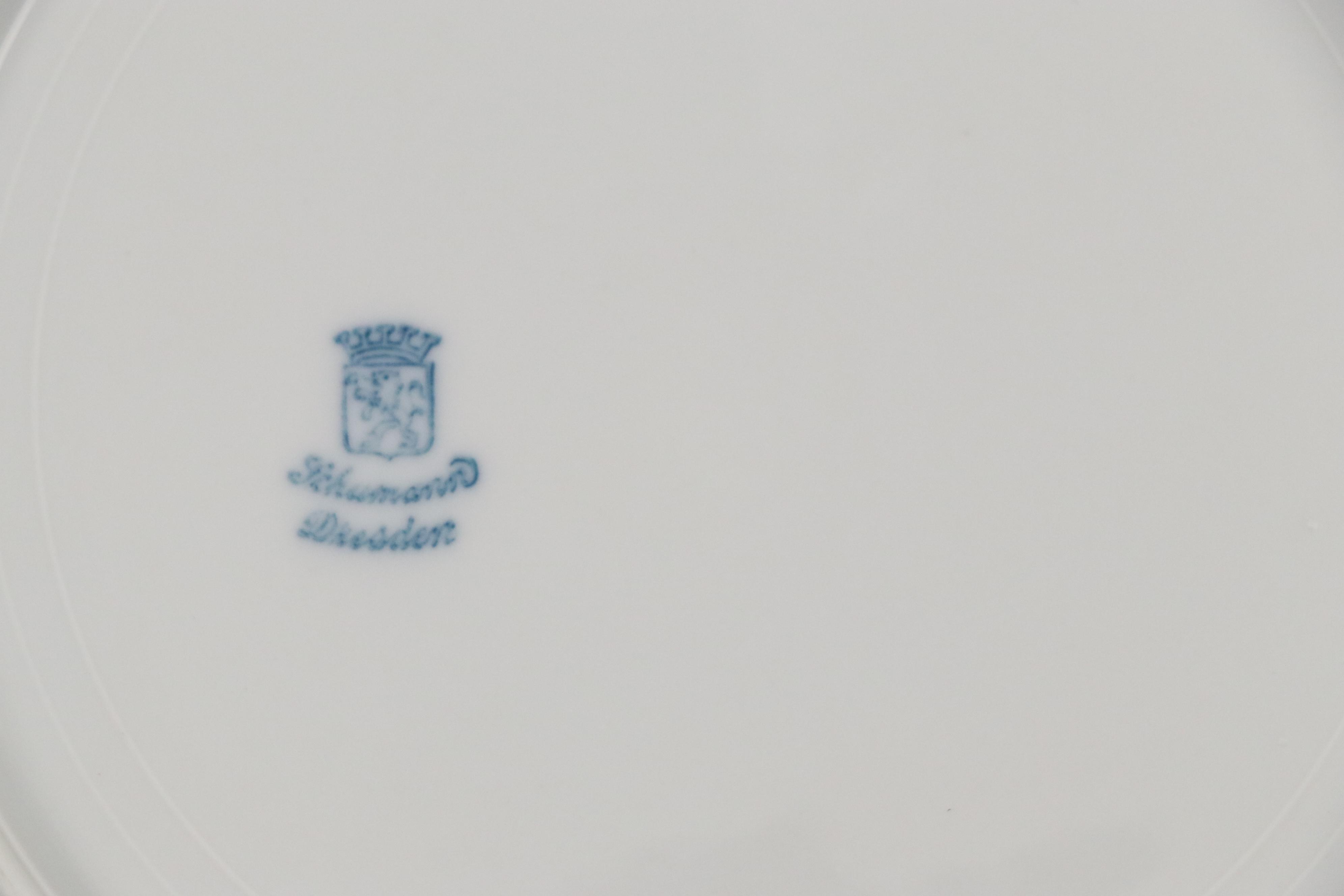 Franziska Hirsch with Schumann and Other Dresden Style Porcelain Tableware