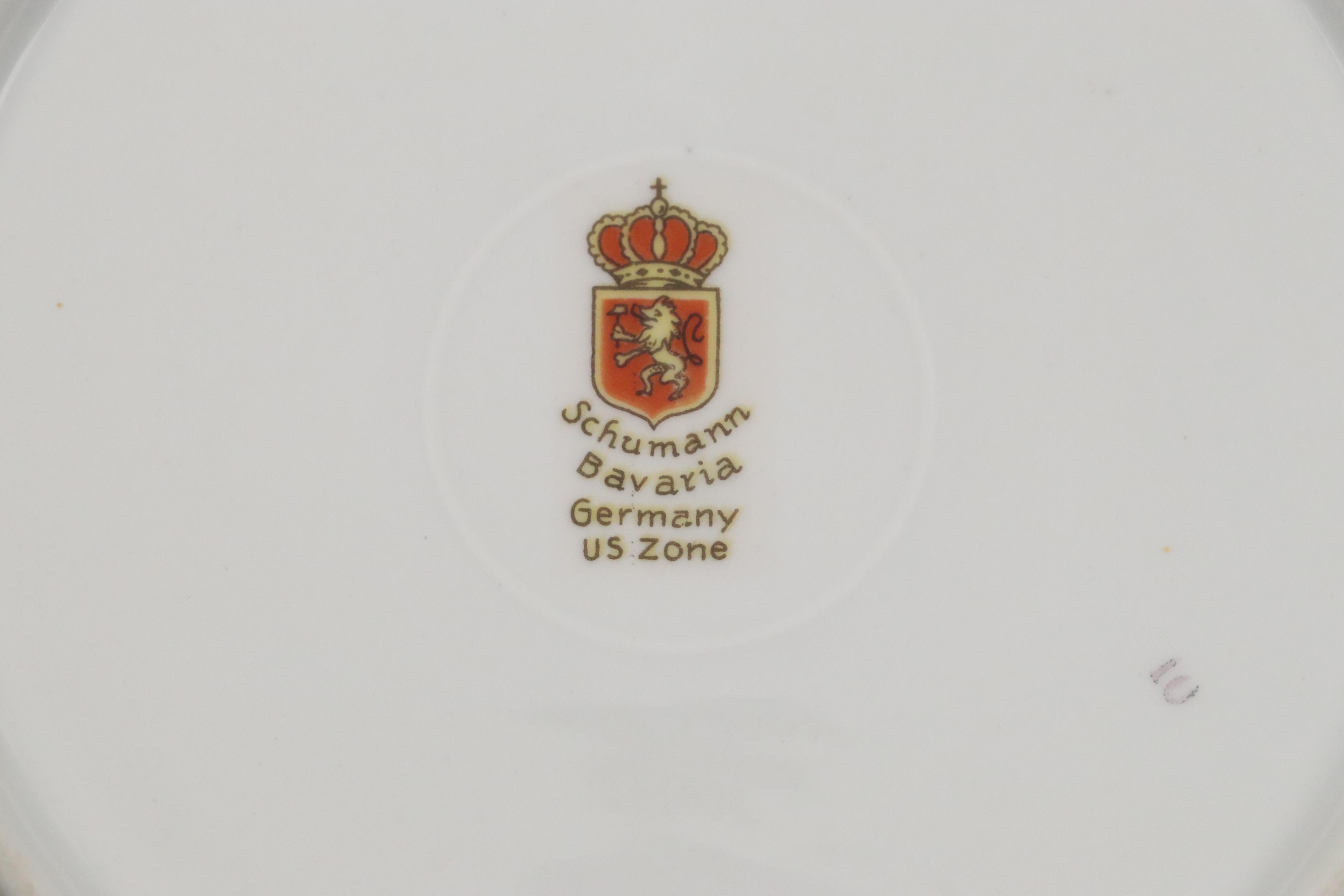 Franziska Hirsch with Schumann and Other Dresden Style Porcelain Tableware