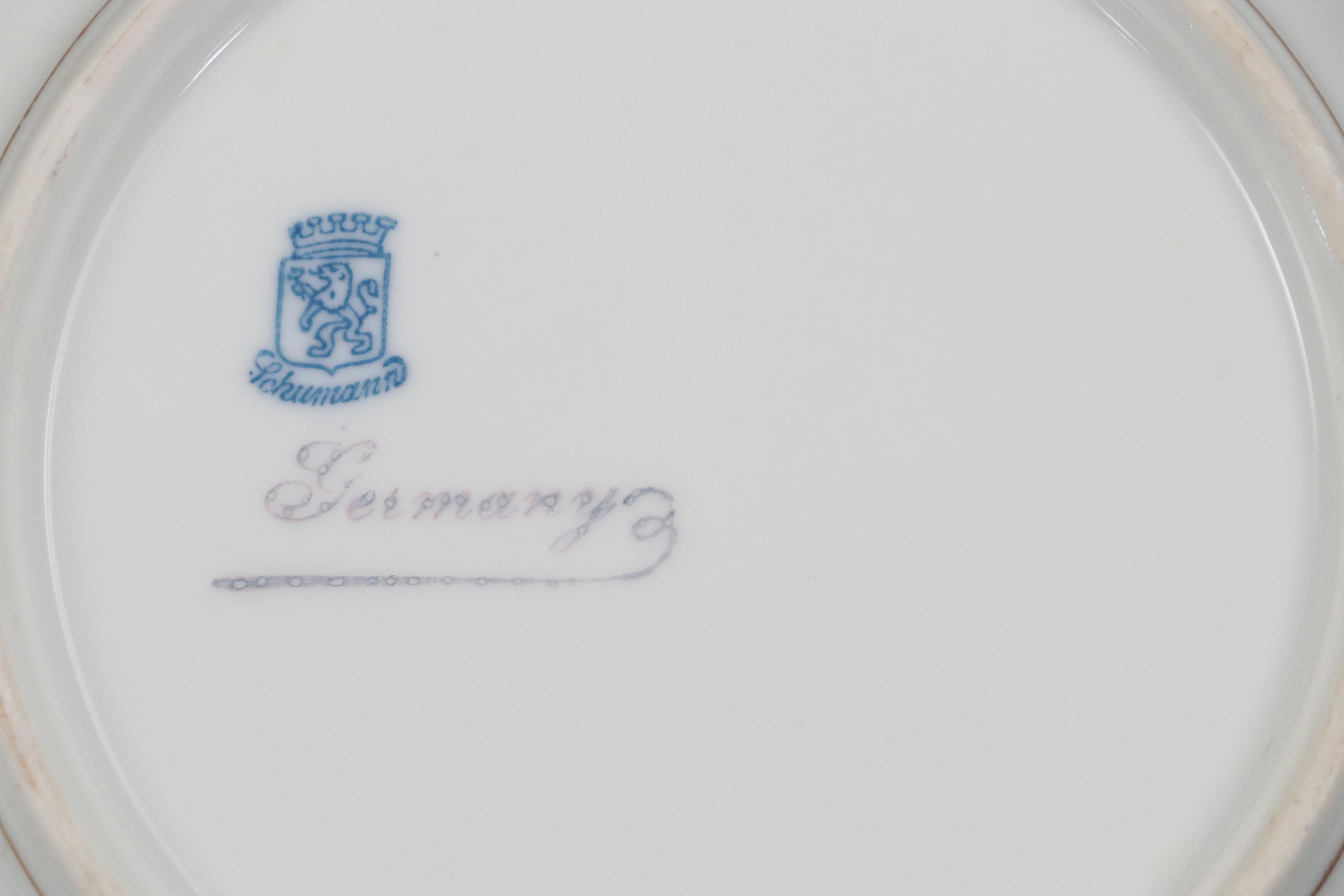 Franziska Hirsch with Schumann and Other Dresden Style Porcelain Tableware