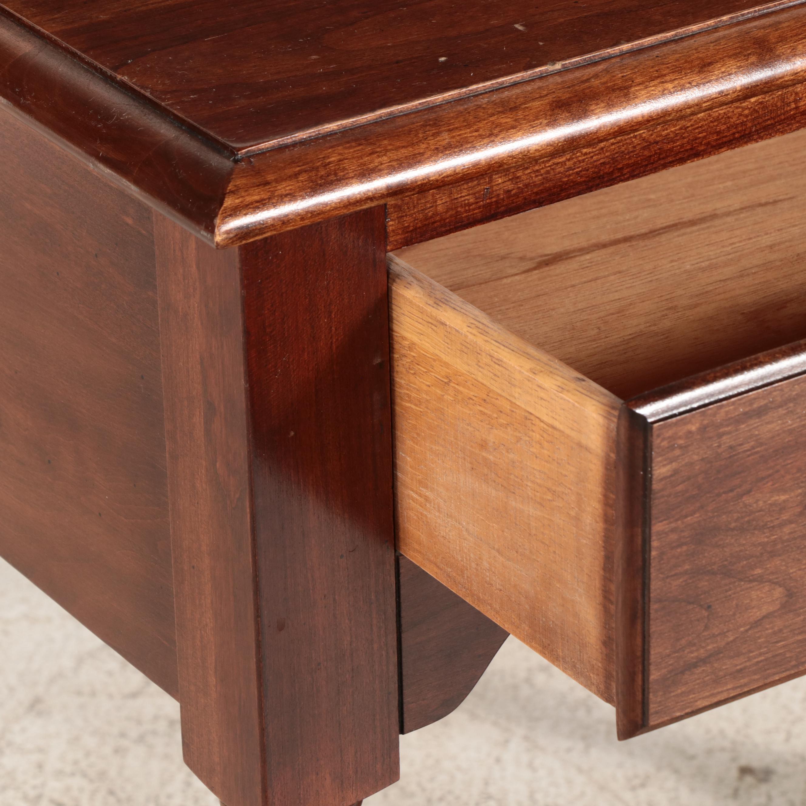 Pennsylvania House Federal Style Cherrywood Console Table, Late 20th Century