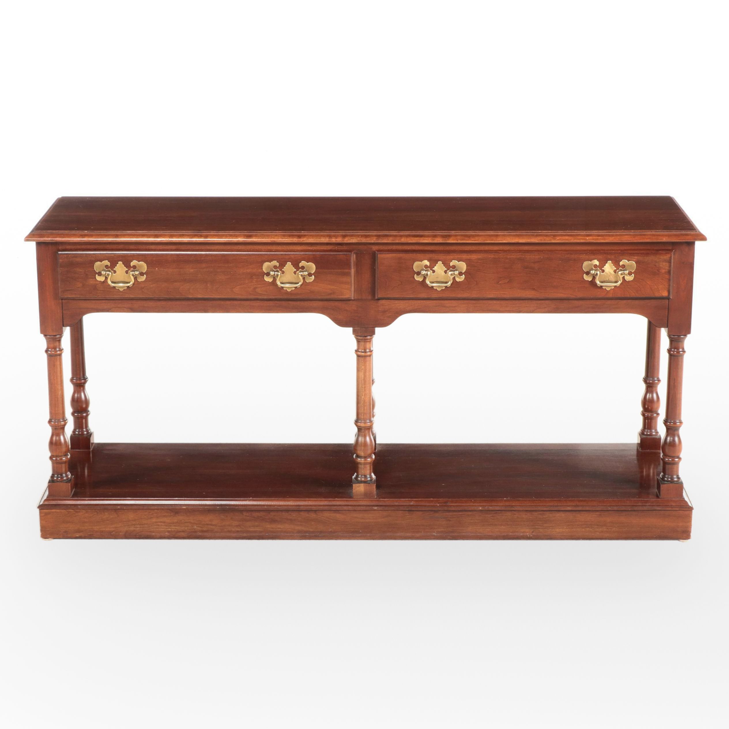 Pennsylvania House Federal Style Cherrywood Console Table, Late 20th Century