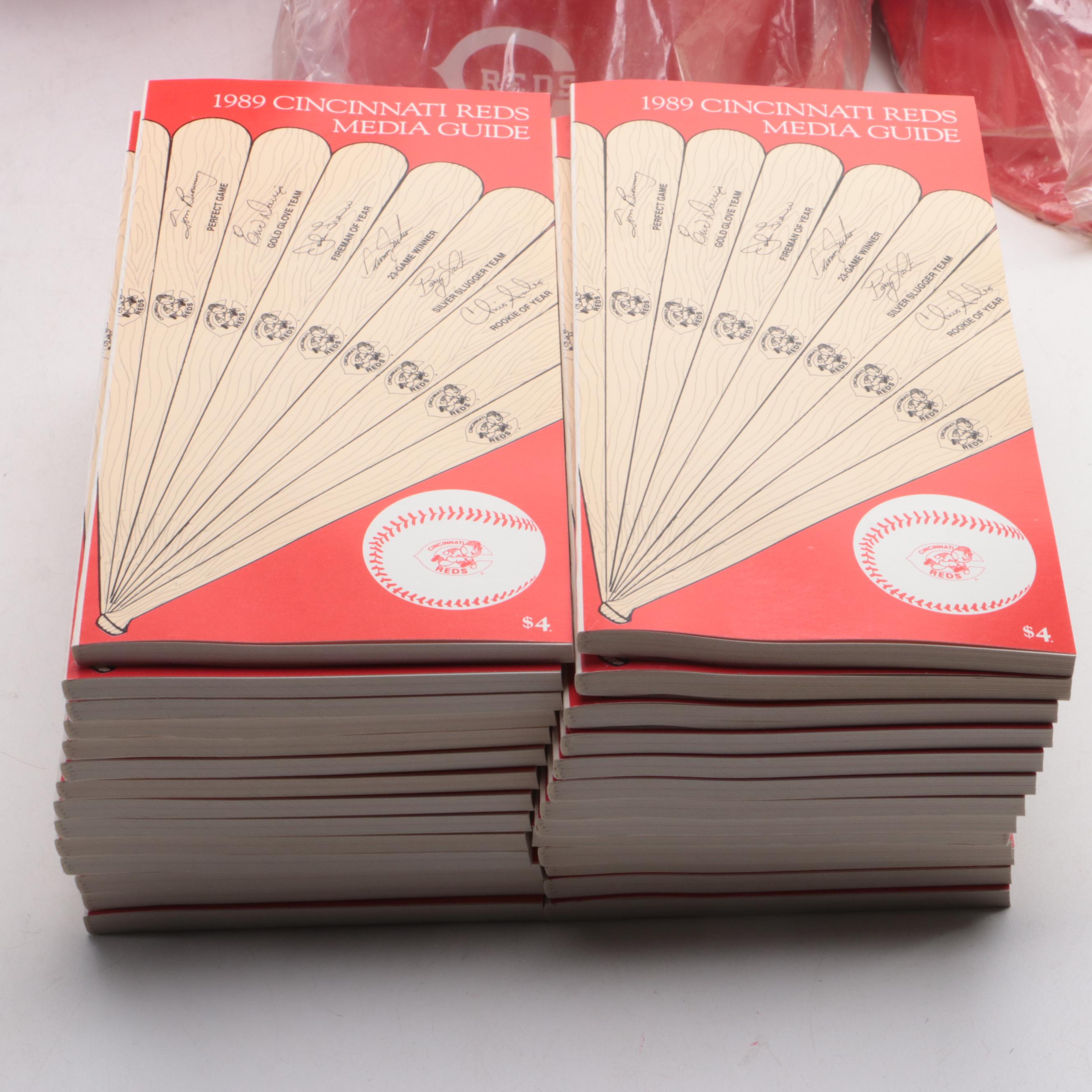 Cincinnati Reds Baseball Lamp with Media Guides, Helmets, and More