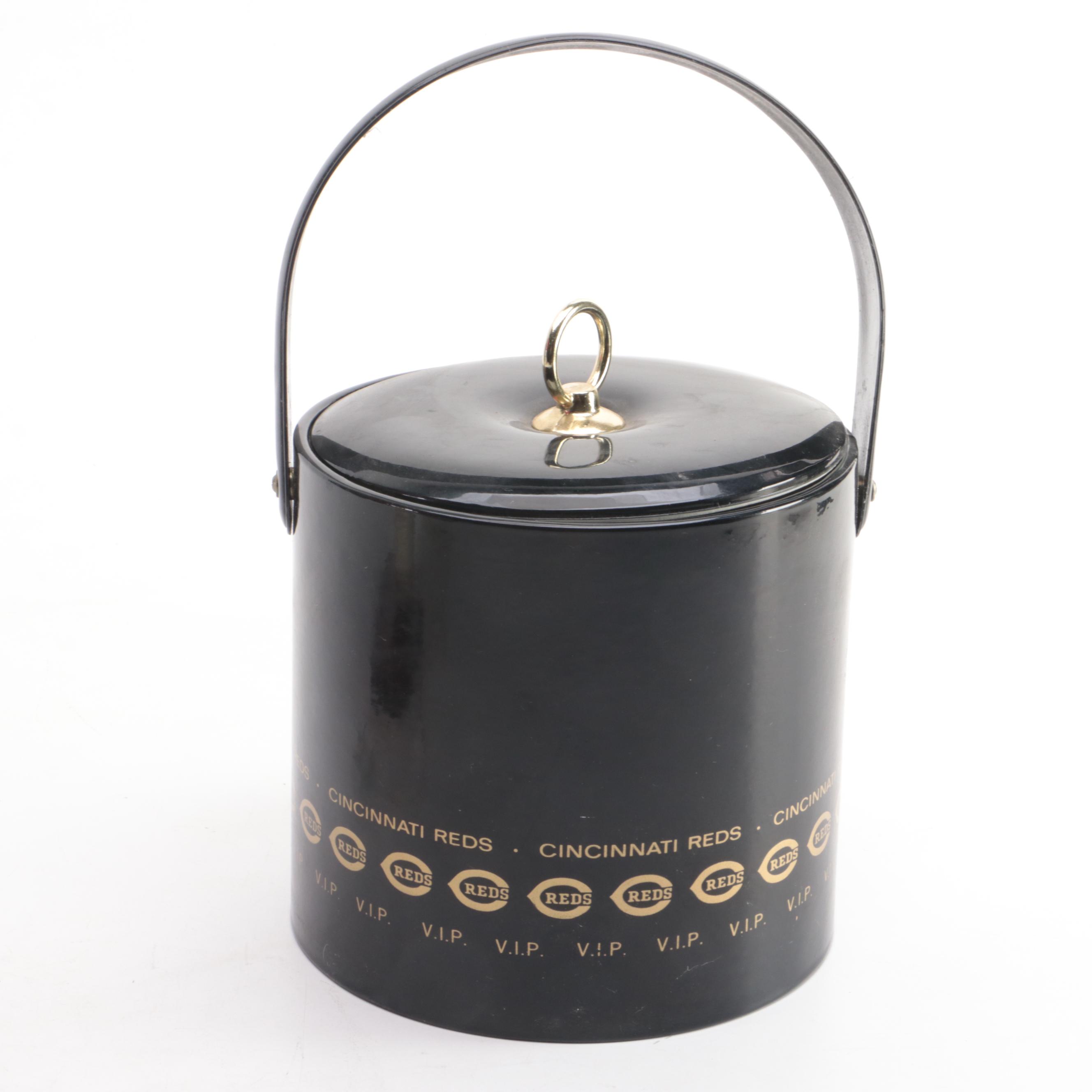 Cincinnati Reds Baseball Lamp with Media Guides, Helmets, and More