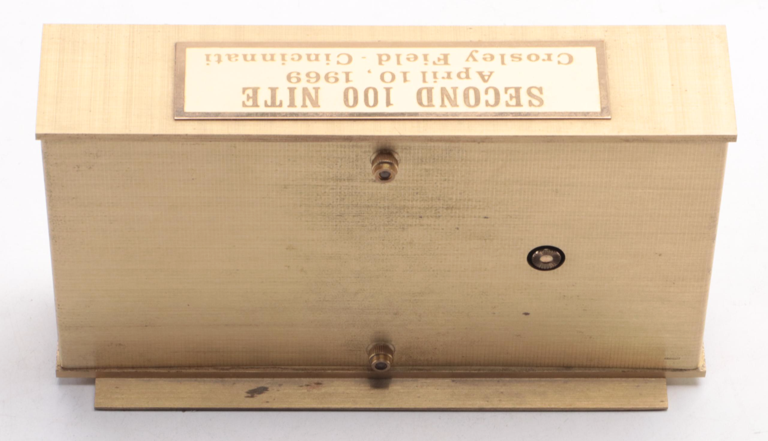 Cincinnati Reds Baseball Lamp with Media Guides, Helmets, and More