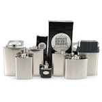 Rebel Steel Stainless Steel Keychain and Hip Flasks