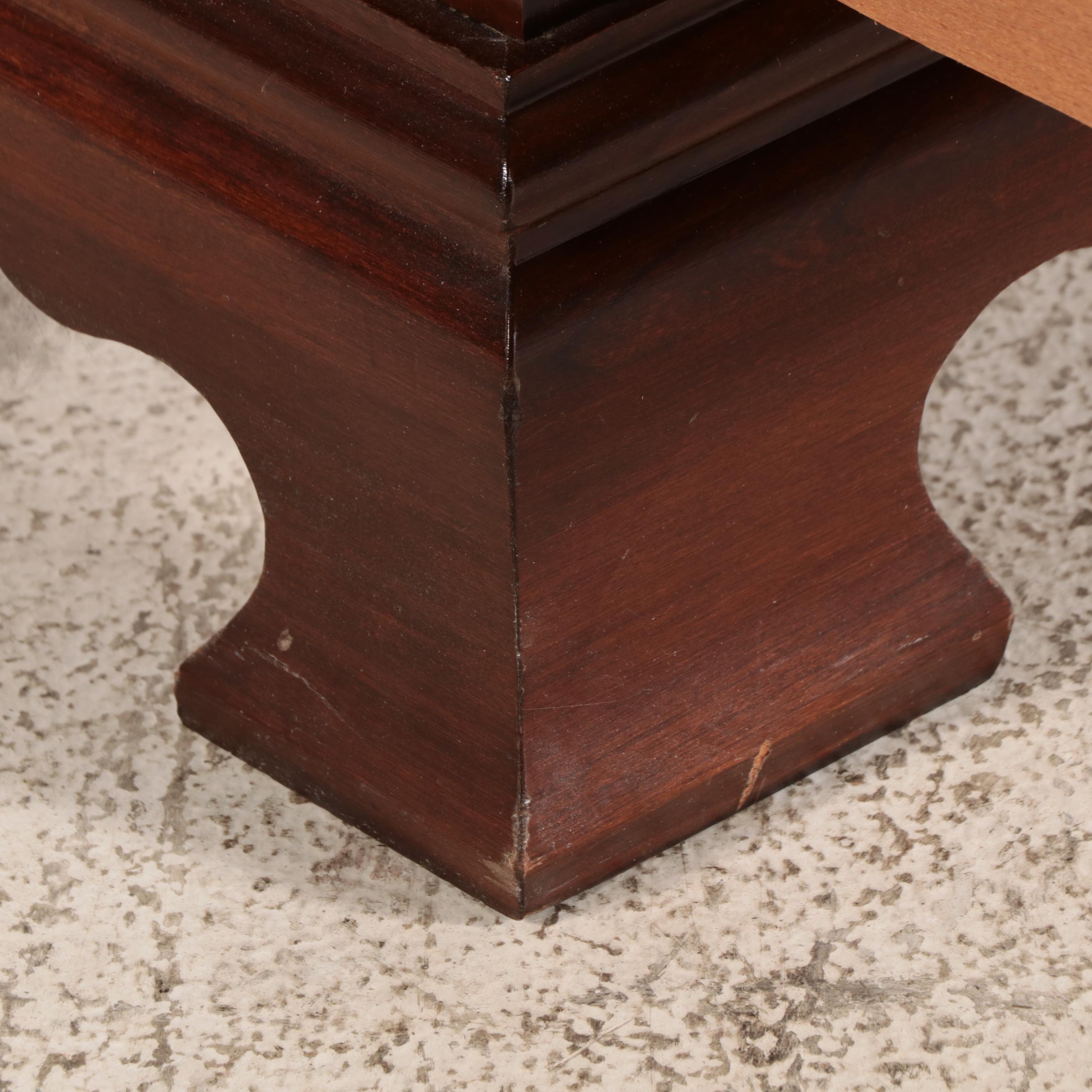 Chippendale Style Cherrywood Lingerie Chest Plus Bombay Co. Jewelry Armoire