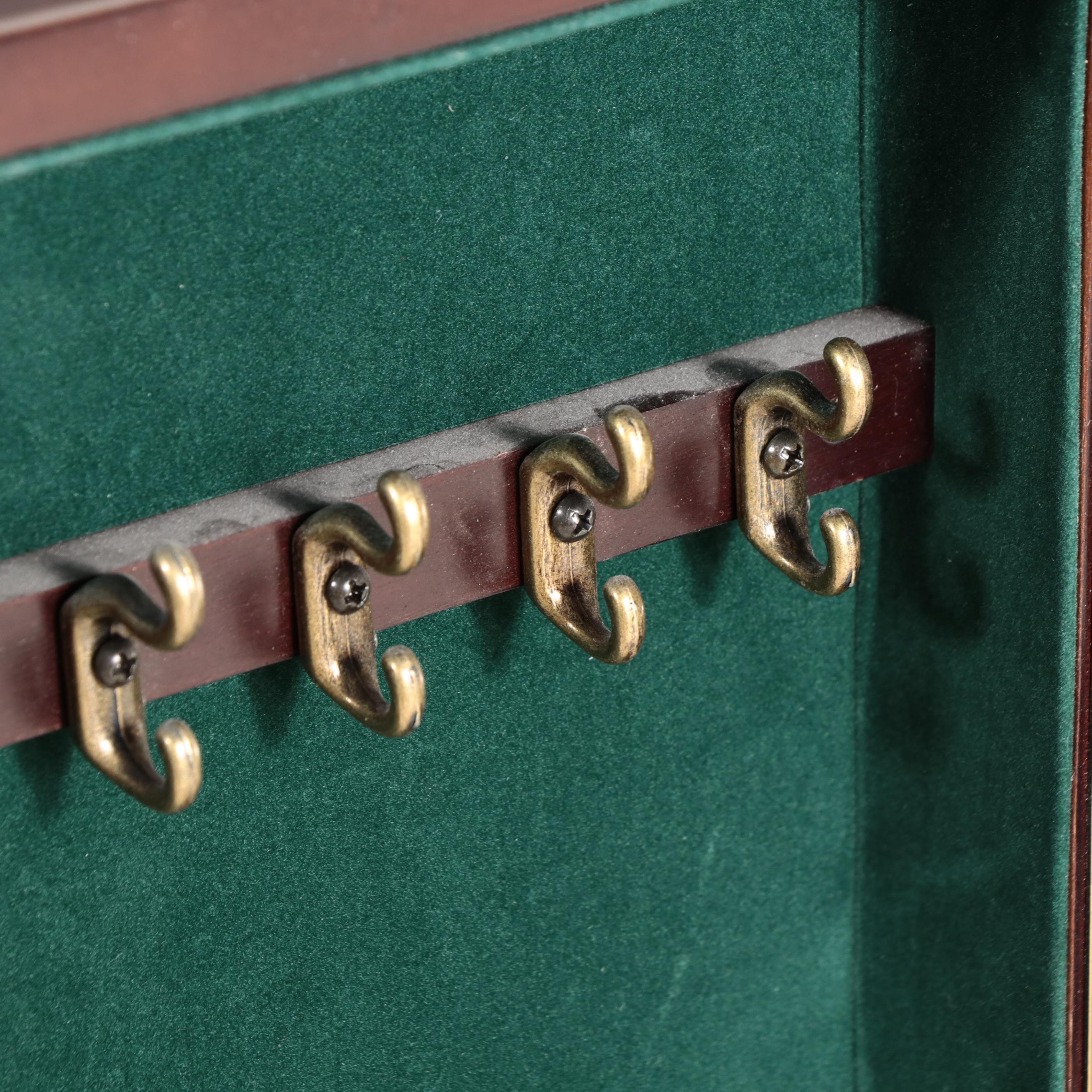 Chippendale Style Cherrywood Lingerie Chest Plus Bombay Co. Jewelry Armoire