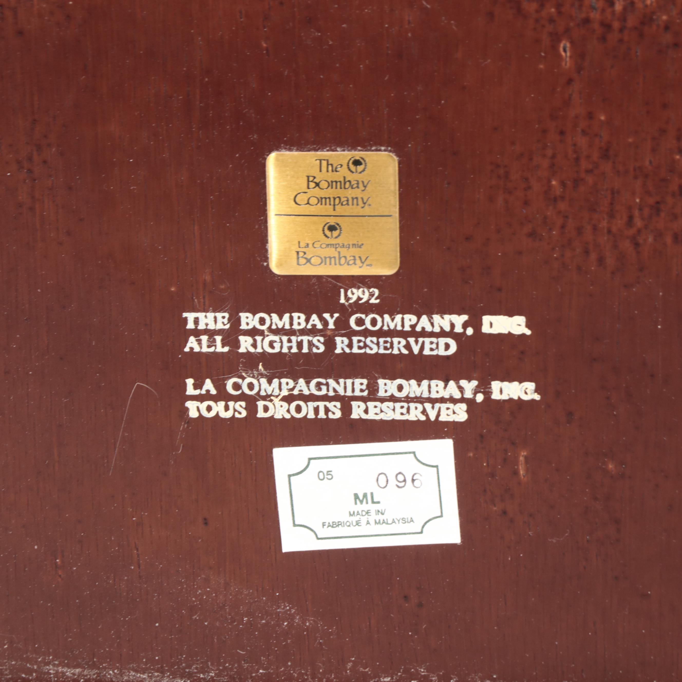 Chippendale Style Cherrywood Lingerie Chest Plus Bombay Co. Jewelry Armoire