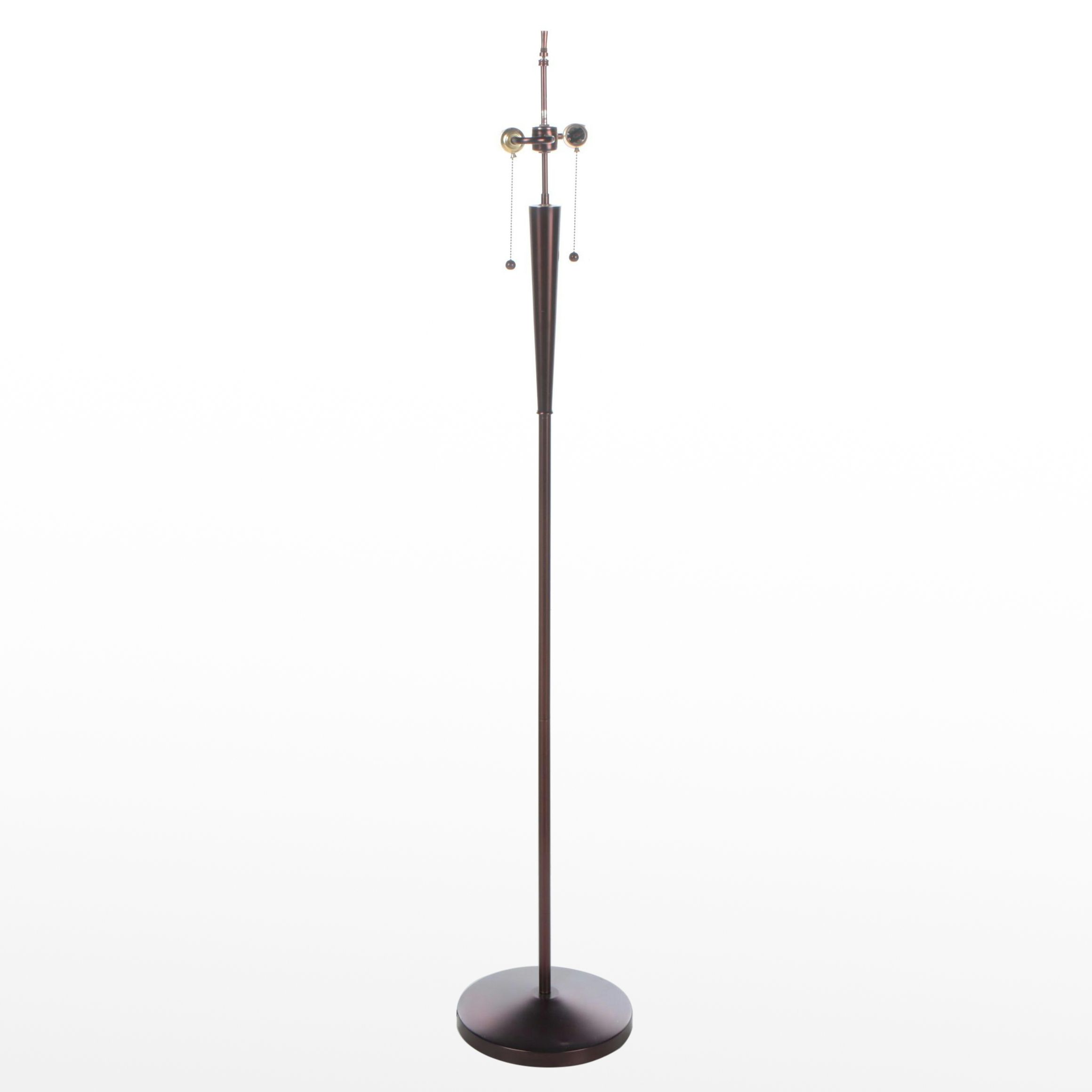 Contemporary Metal Double Light Table Lamp