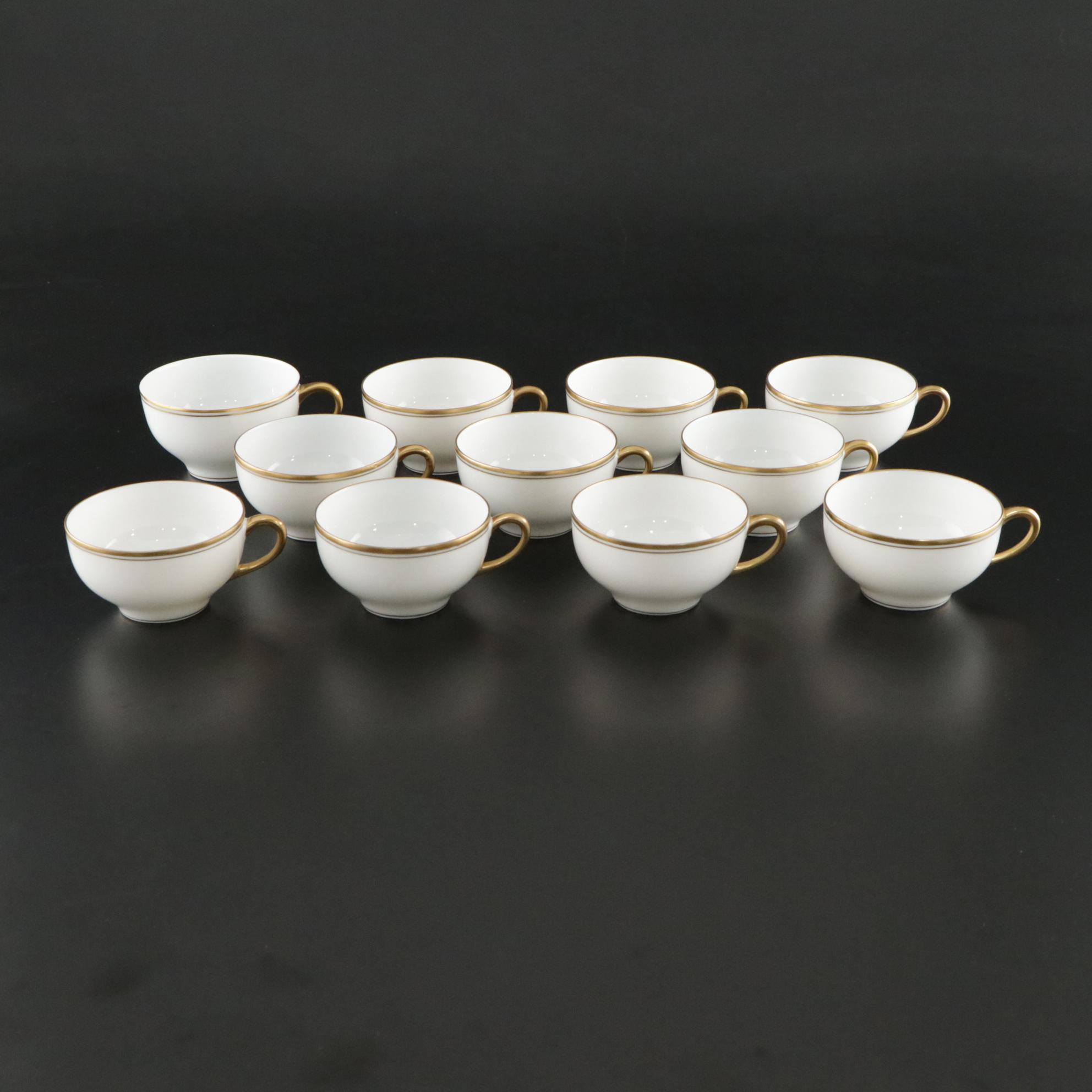 Hutschenreuther Gold-Rimmed Dinnerware Set With Tiffin 