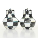 MacKenzie-Childs "Courtly Check" Salt and Pepper Shaker Set