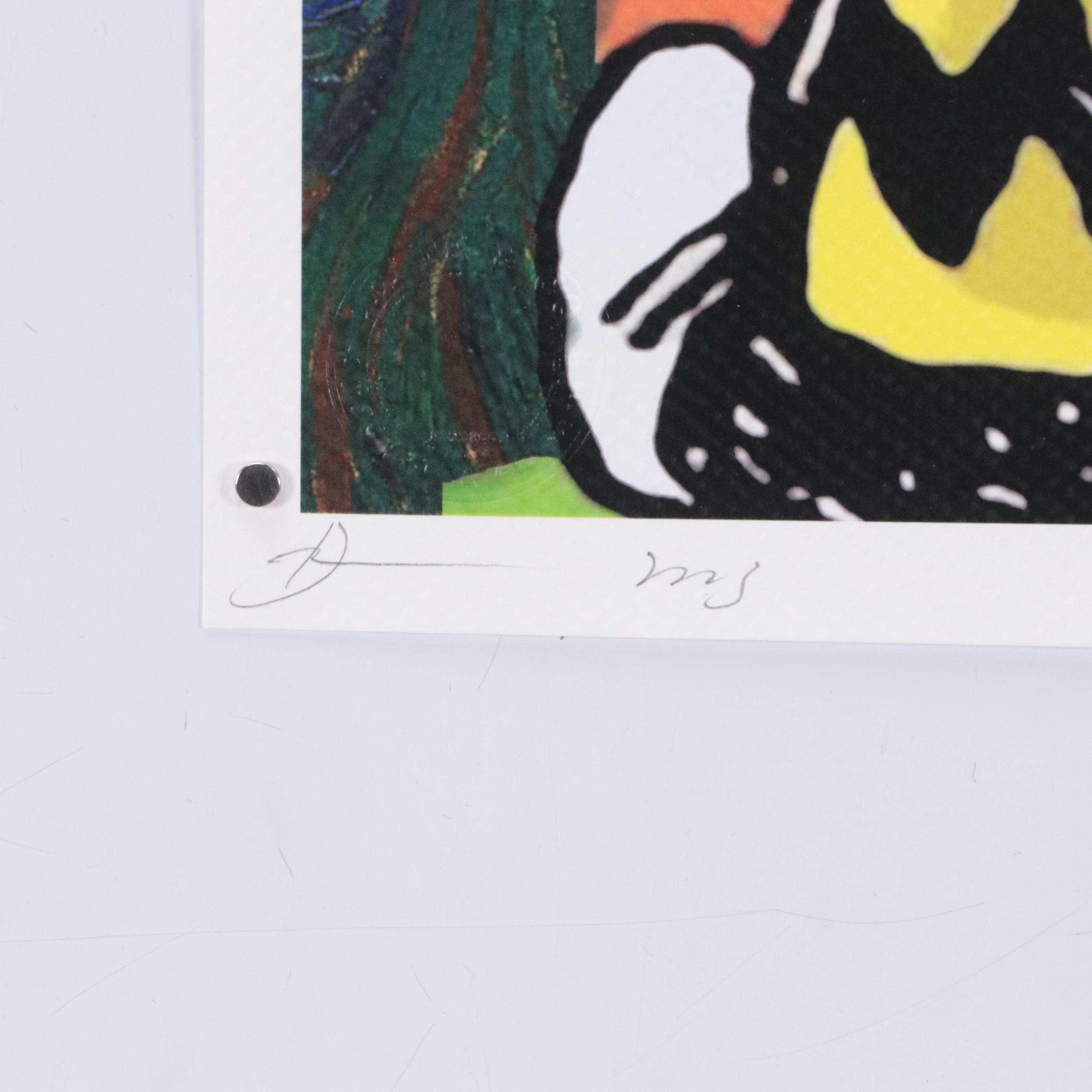 Death NYC Pop Art Graphic Print of Charlie Brown x Van Gogh, 2023