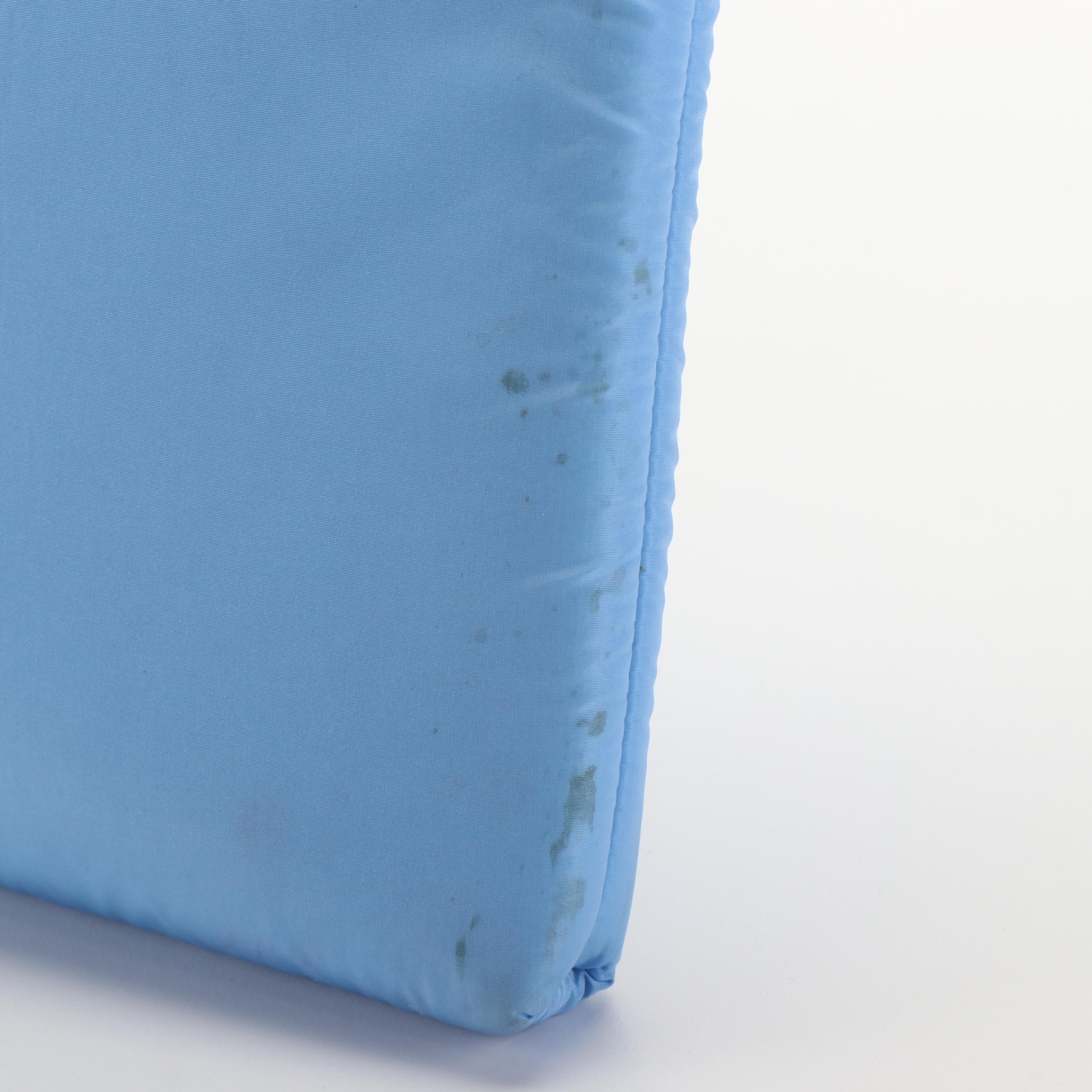 Prada Documents/Laptop Case in Celeste Blue Tessuto Nylon