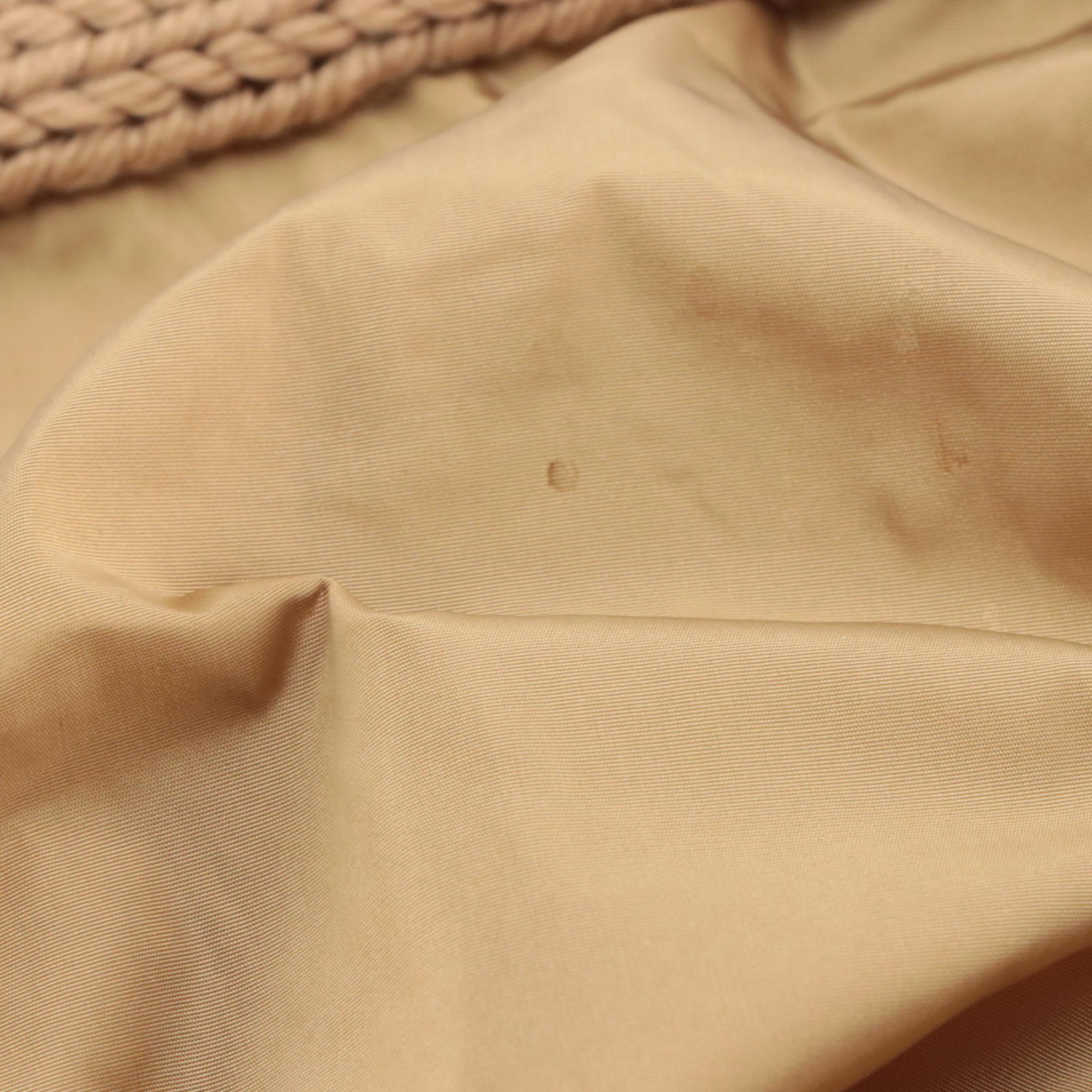 Prada Reversible Knit Scarf in Brown Wool, and Nylon